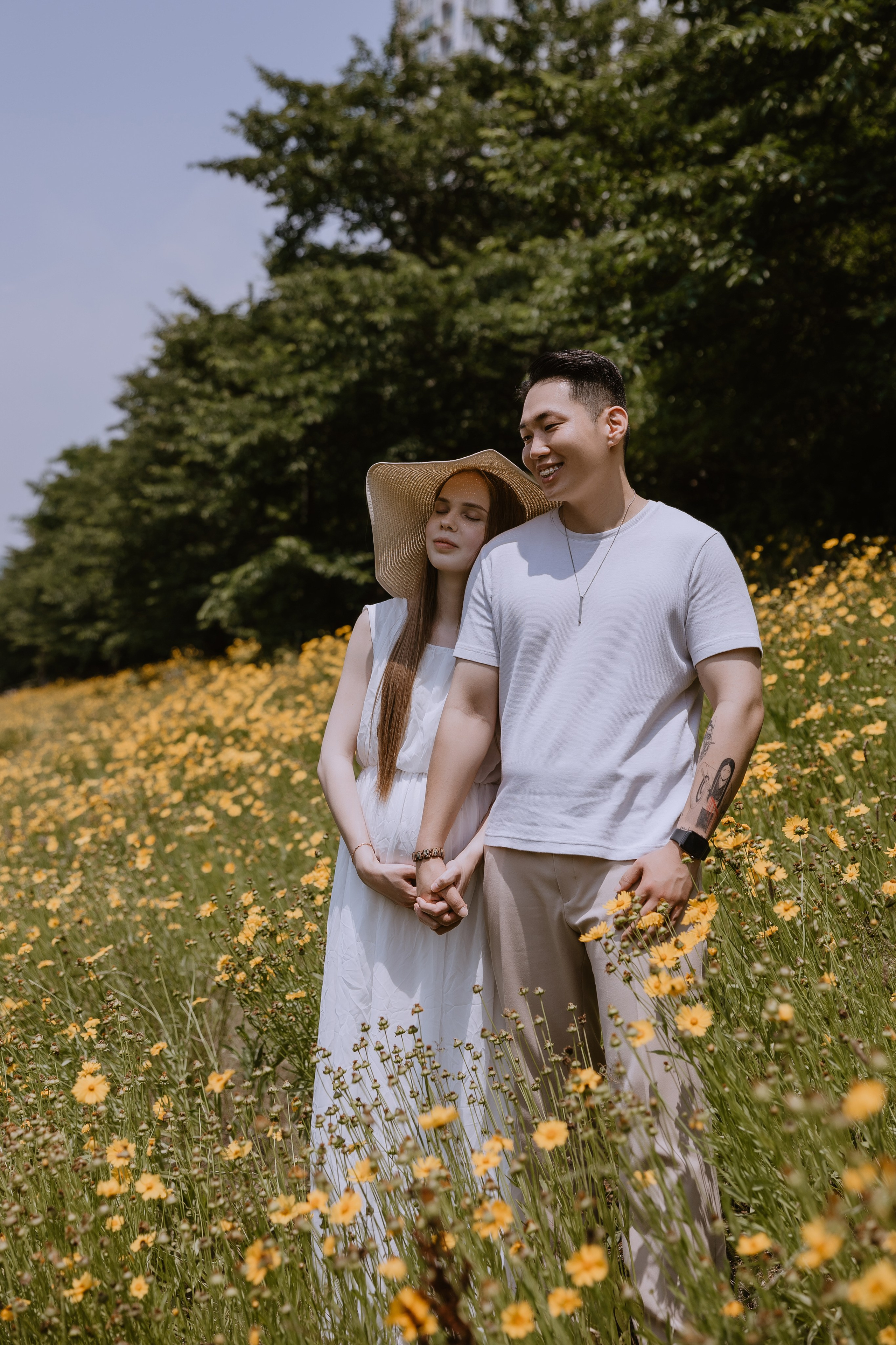 Фотосессия для пары в Пусане в ожидании малыша. ВАШ ФОТОГРАФ В ПУСАНЕ (Южная Корея) Александра Ануфрий