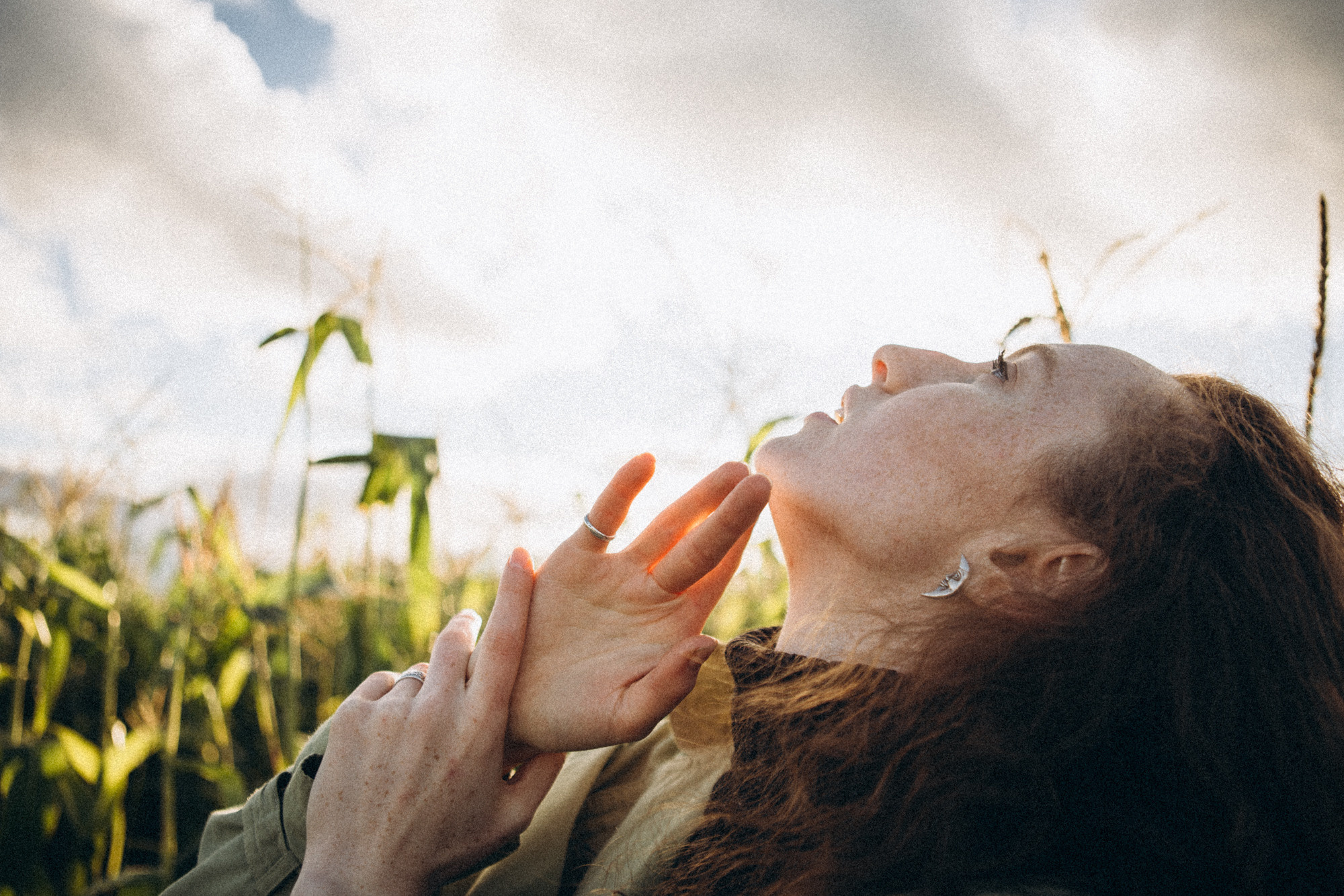 В кукурузном поле. Даша Яковенко Фотограф Спб