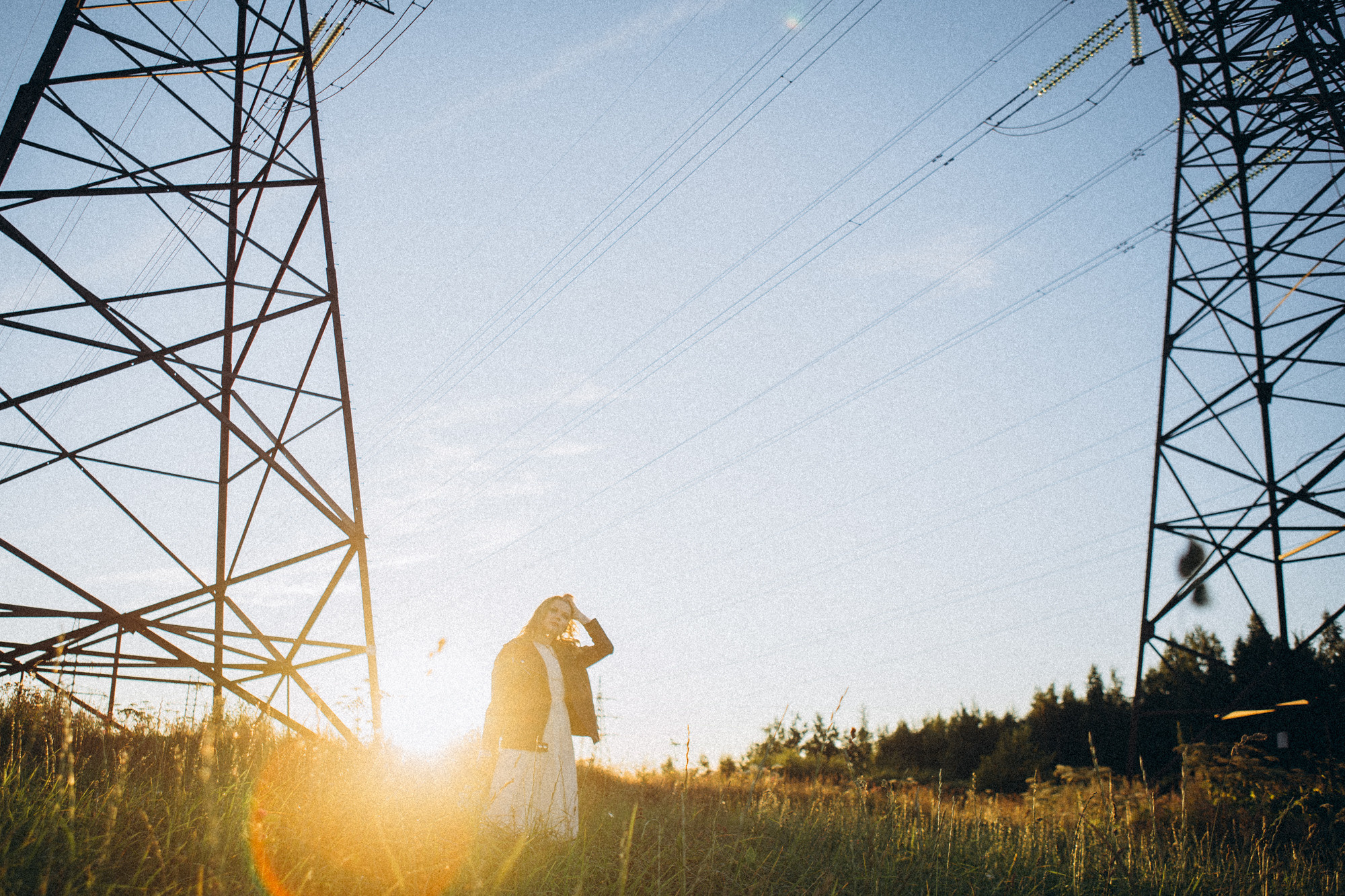 Прогулка вдоль опор ЛЭП. Даша Яковенко Фотограф Спб