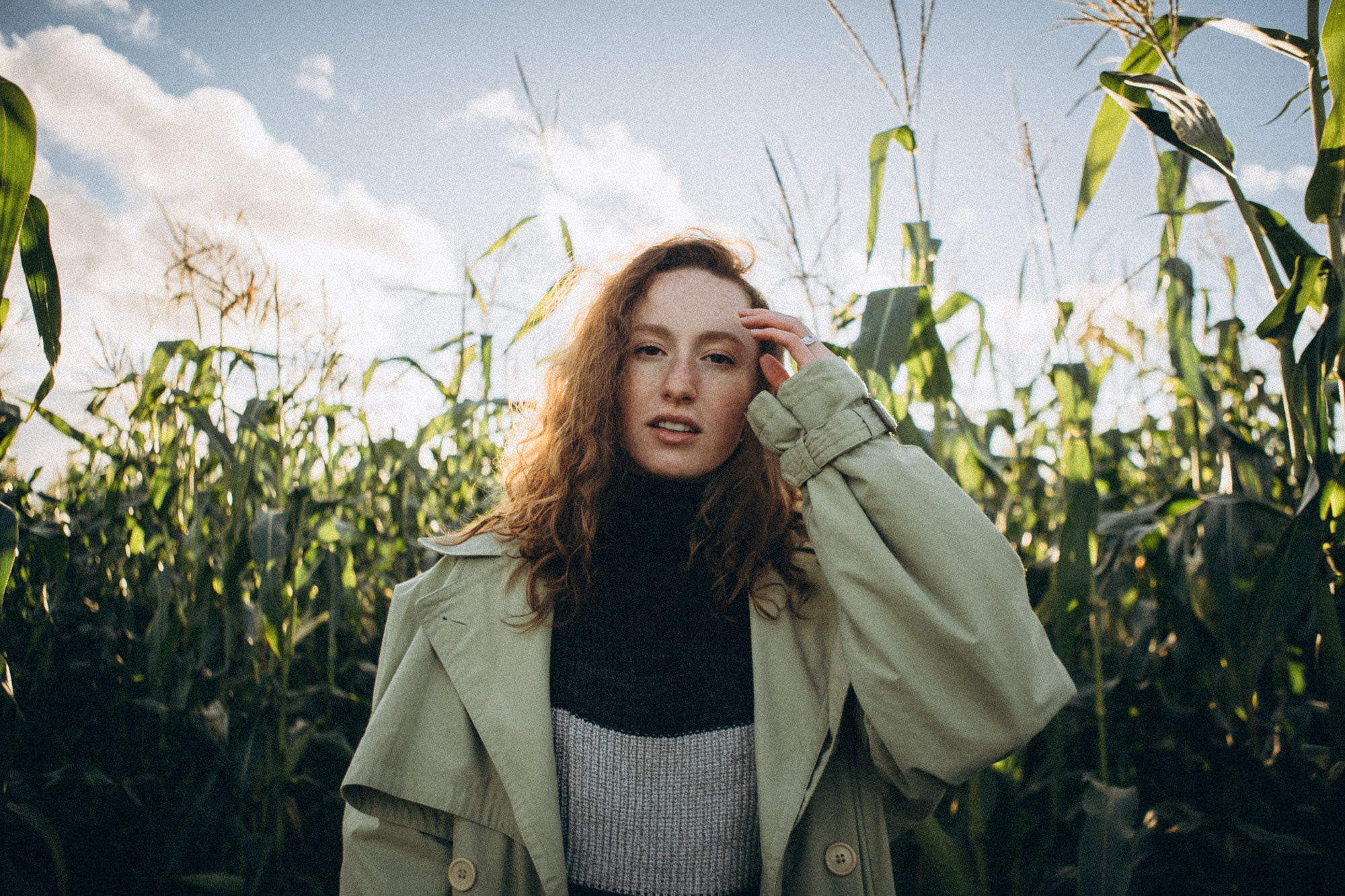 В кукурузном поле. Даша Яковенко Фотограф Спб