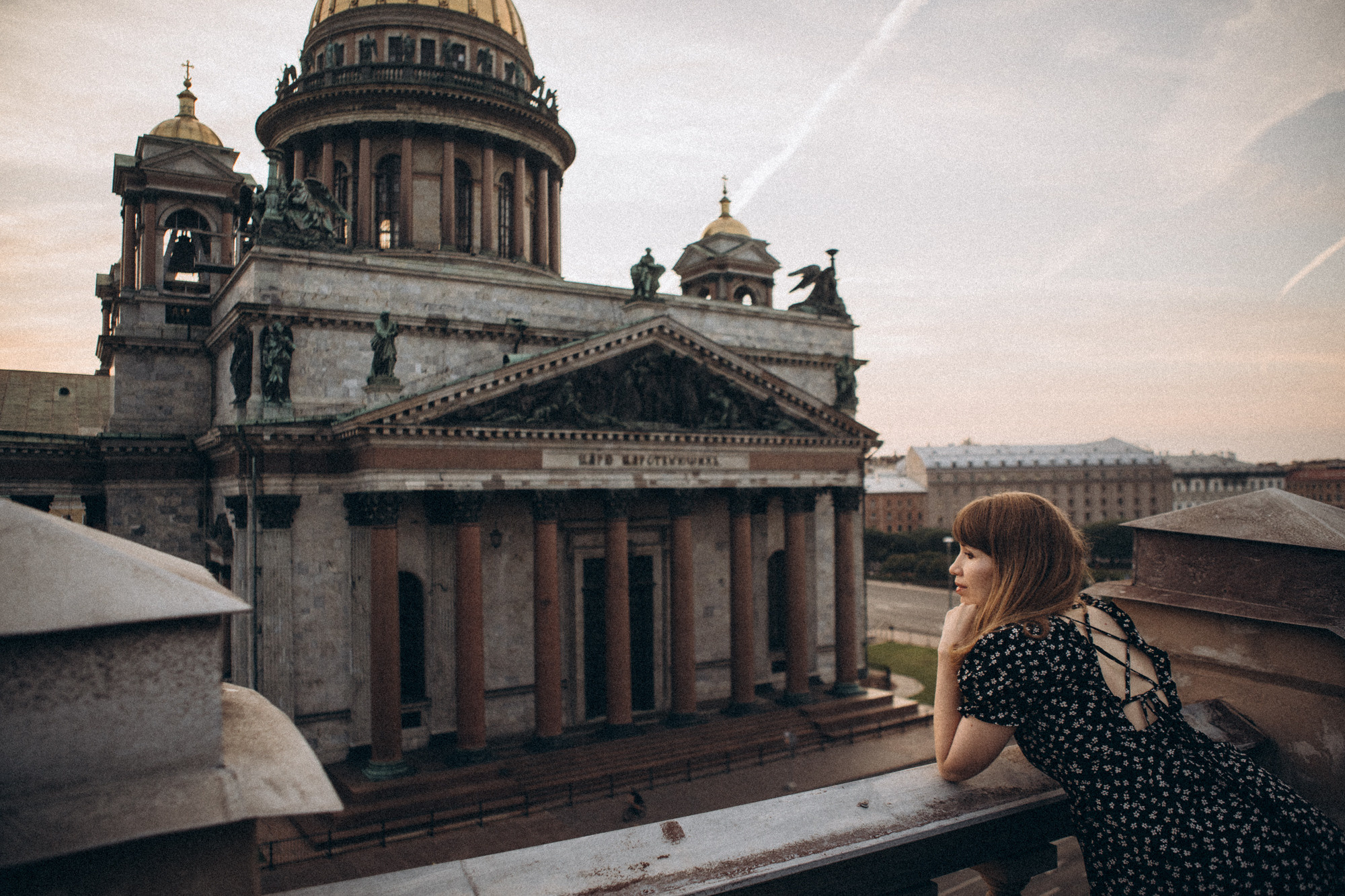 Рассвет, Исакий и крыши. Даша Яковенко Фотограф Спб