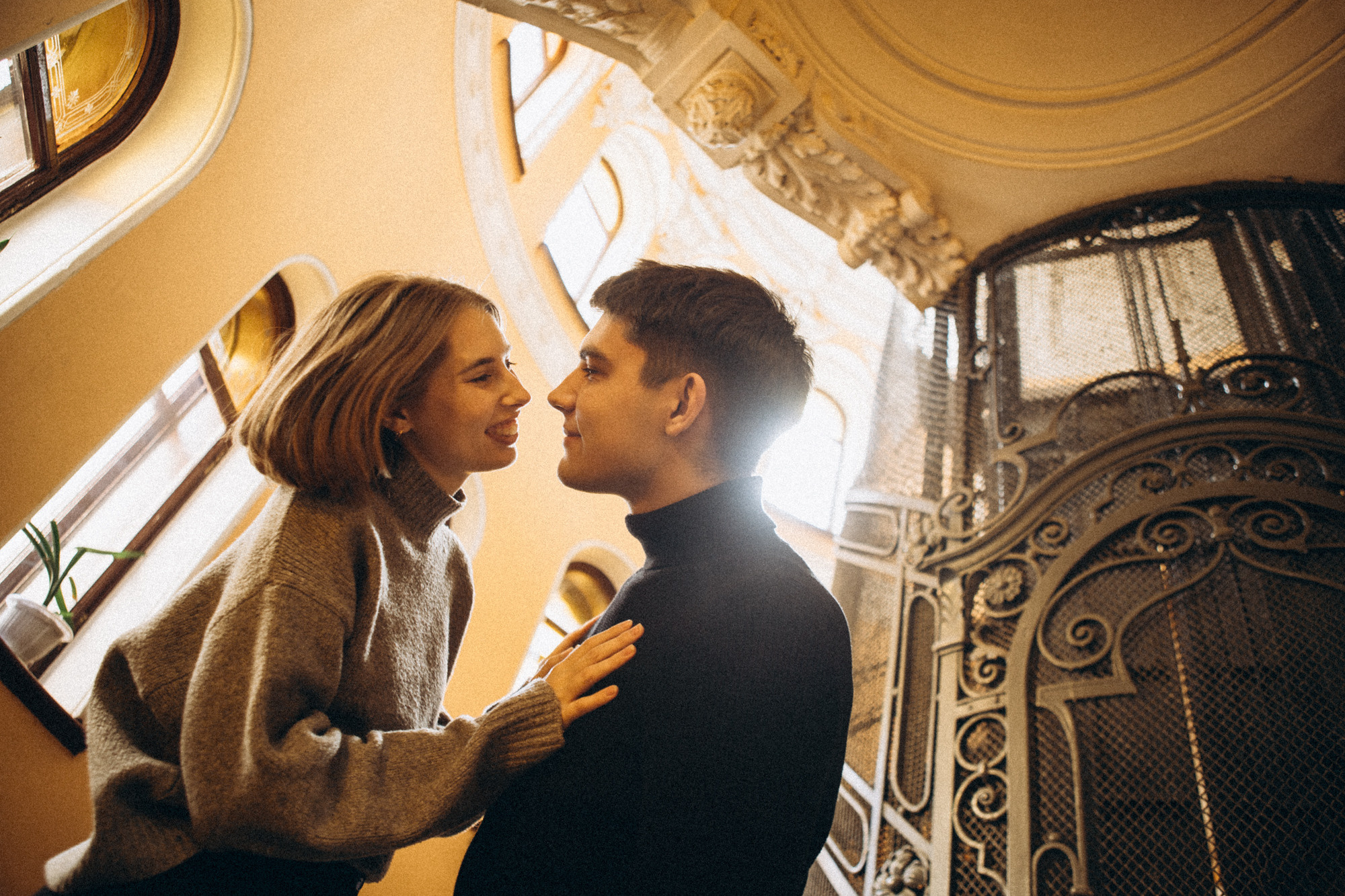 Любовь в парадной. Даша Яковенко Фотограф Спб