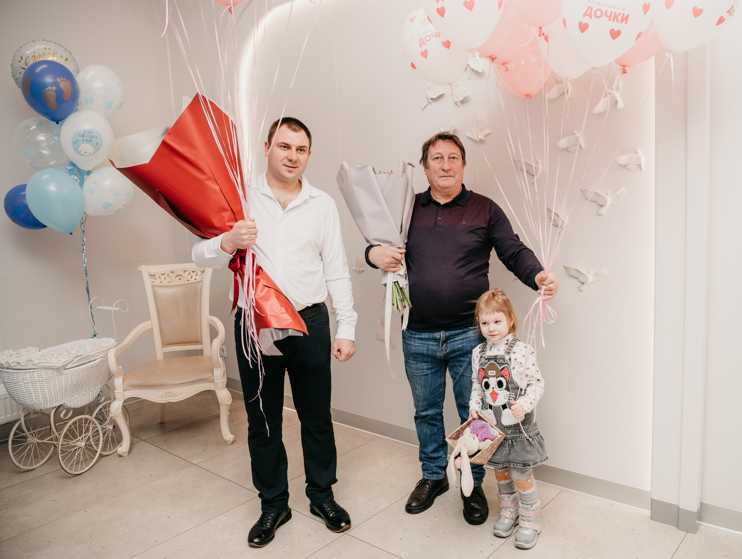 Выписка Александры. Фотограф на выписку из роддома в Москве и МО