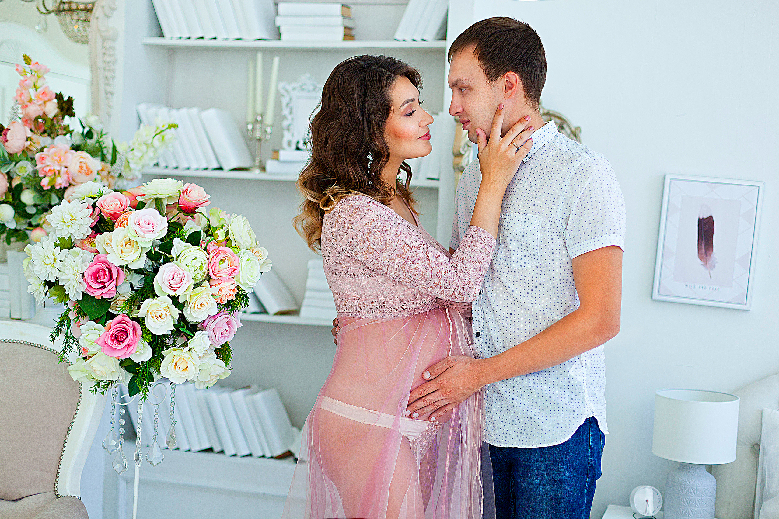 Беременная съемка 26−32 недели. Фотограф новорожденных и детей до года в Новосибирске Ka