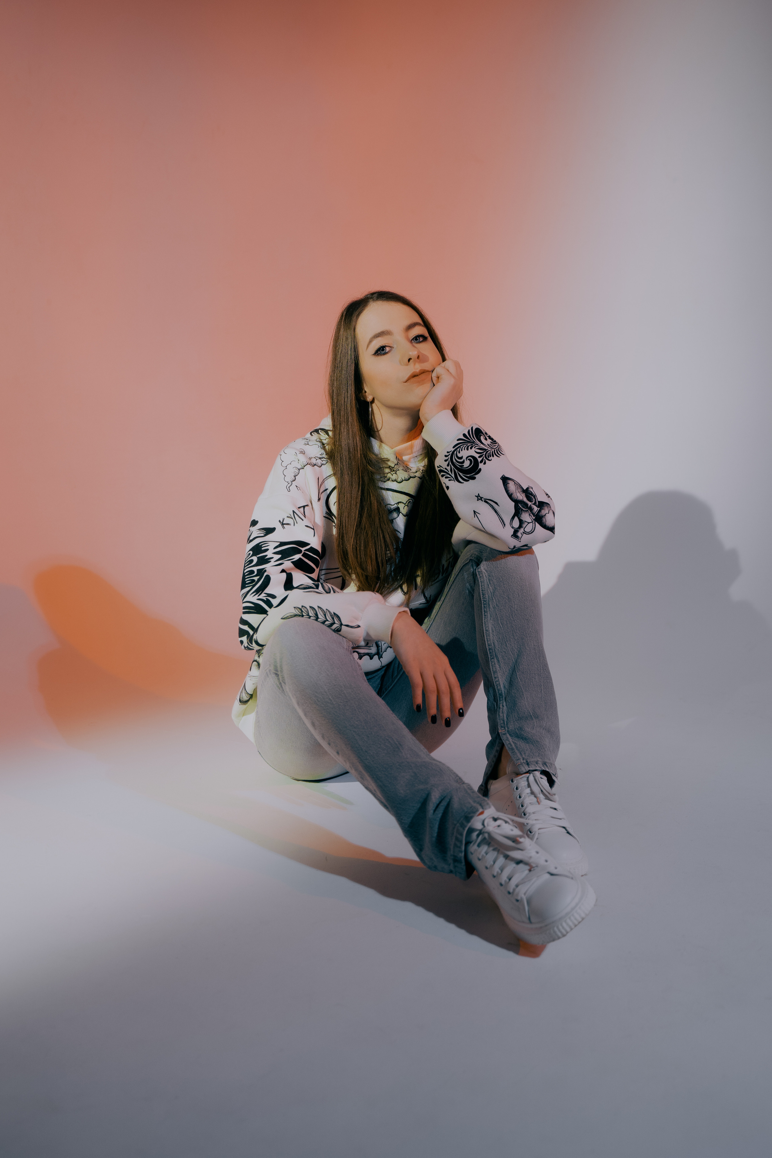 Фотосессия с цветным светом в Москве