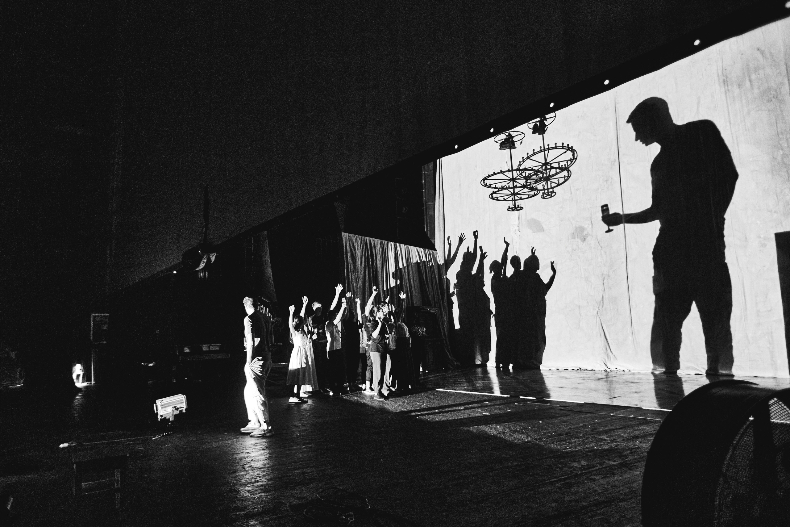 За кулисами. Фотограф Юлия Маринина