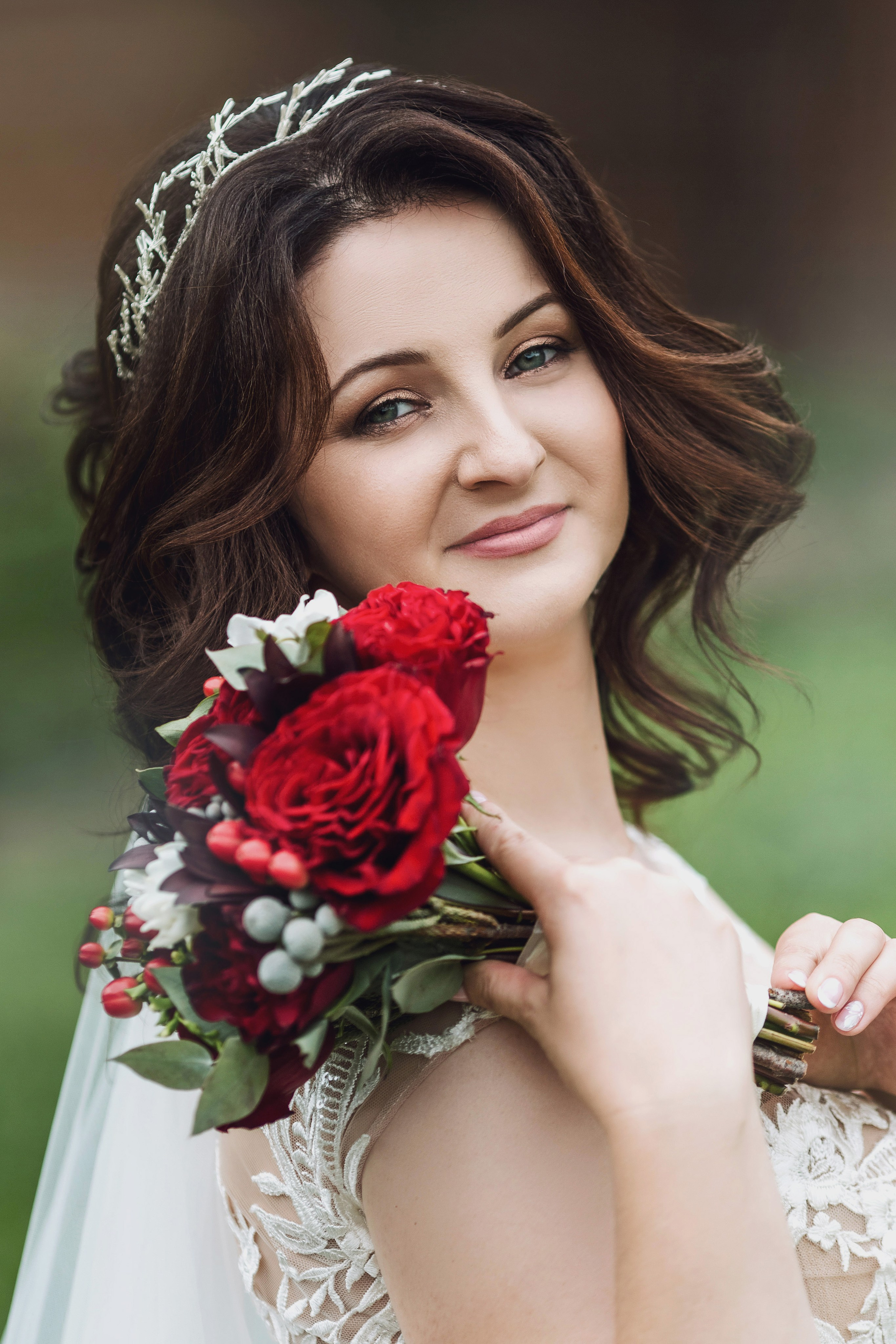 Макияж и прическа для невесты