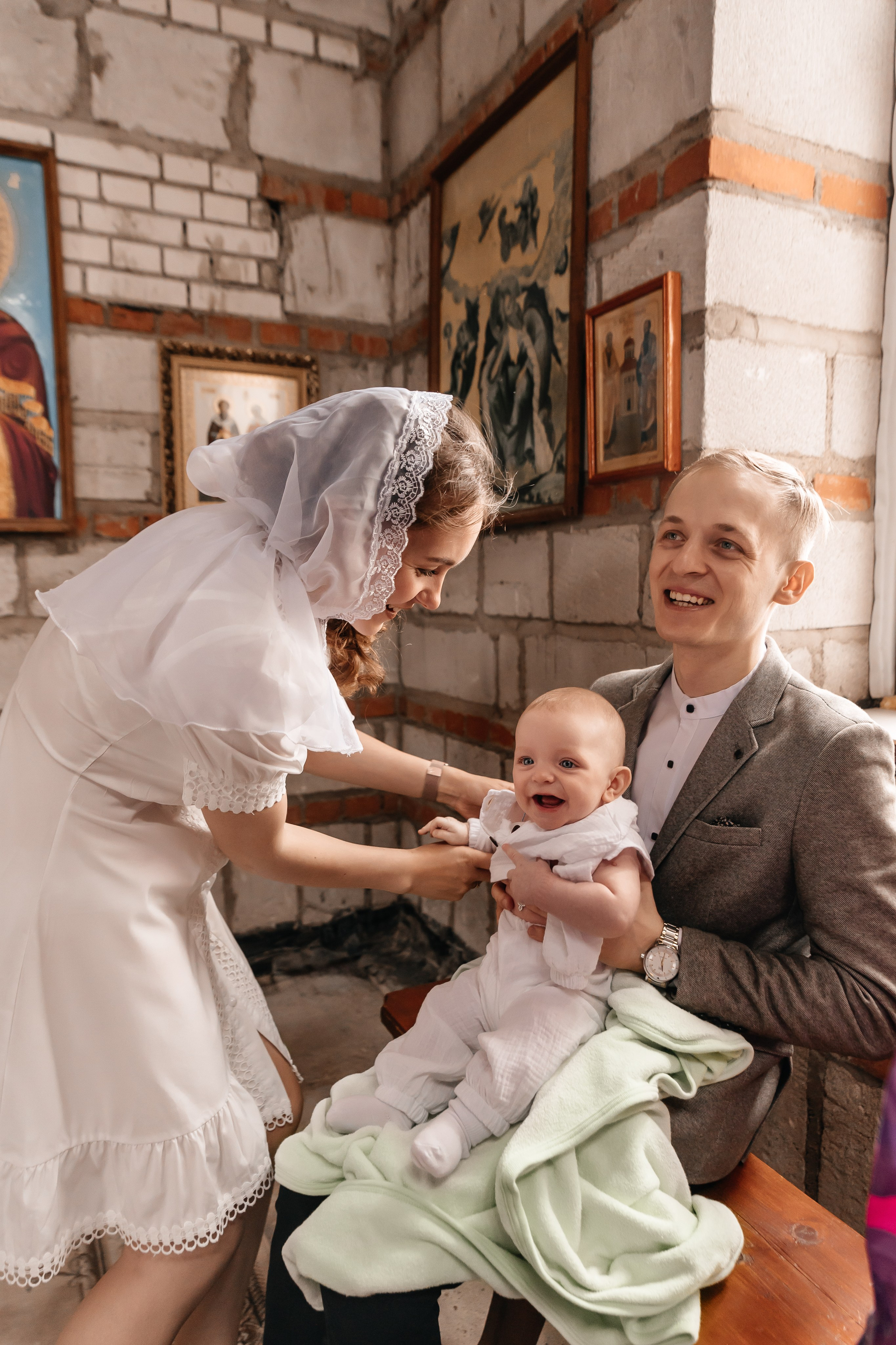 Крещение Максима. Семейный фотограф Минск Усова Ольга