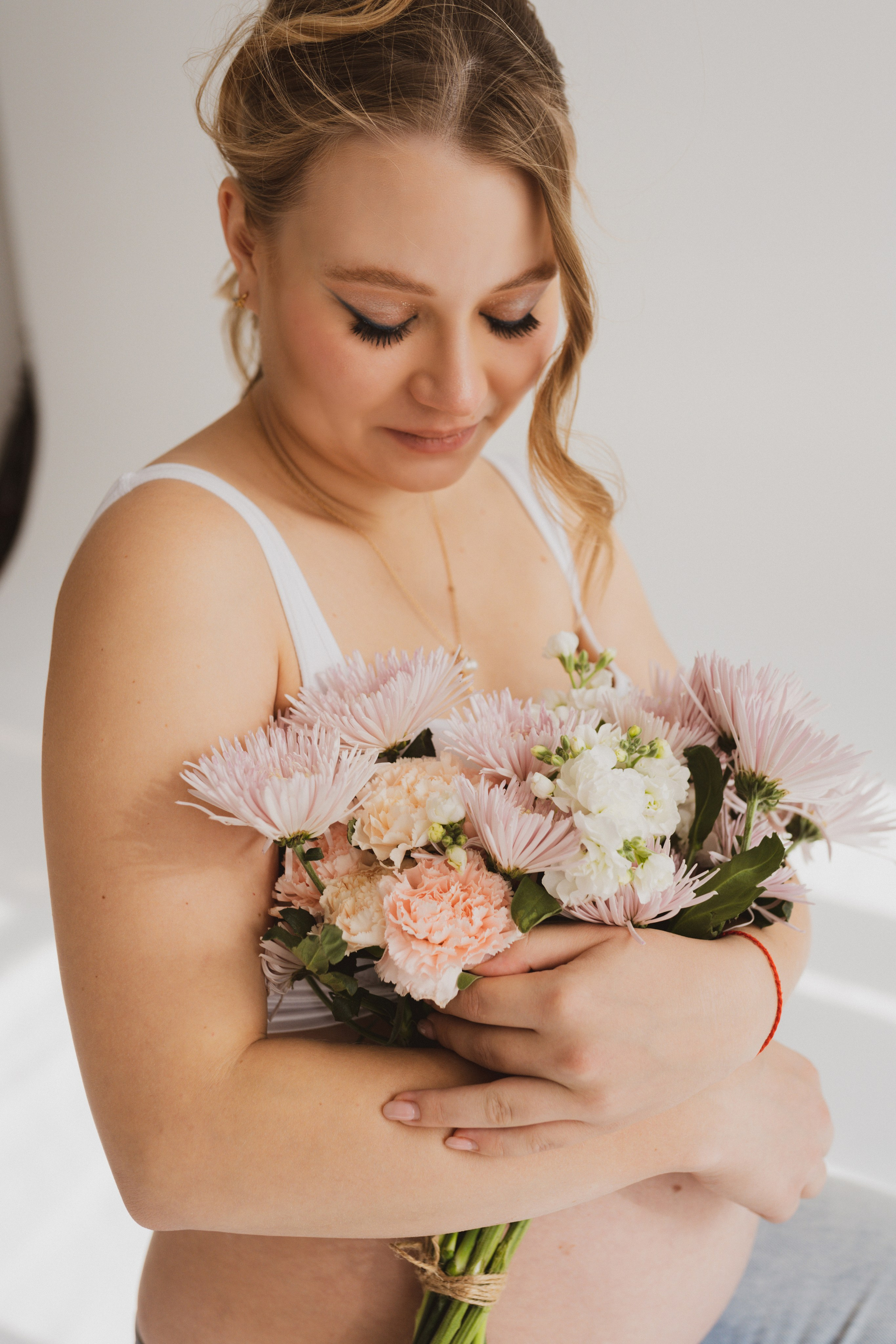 Семейная фотосессия в студии в Москве, семейный фотограф Анна Полушина. Свадебный фотограф в Москве Анна Полушина
