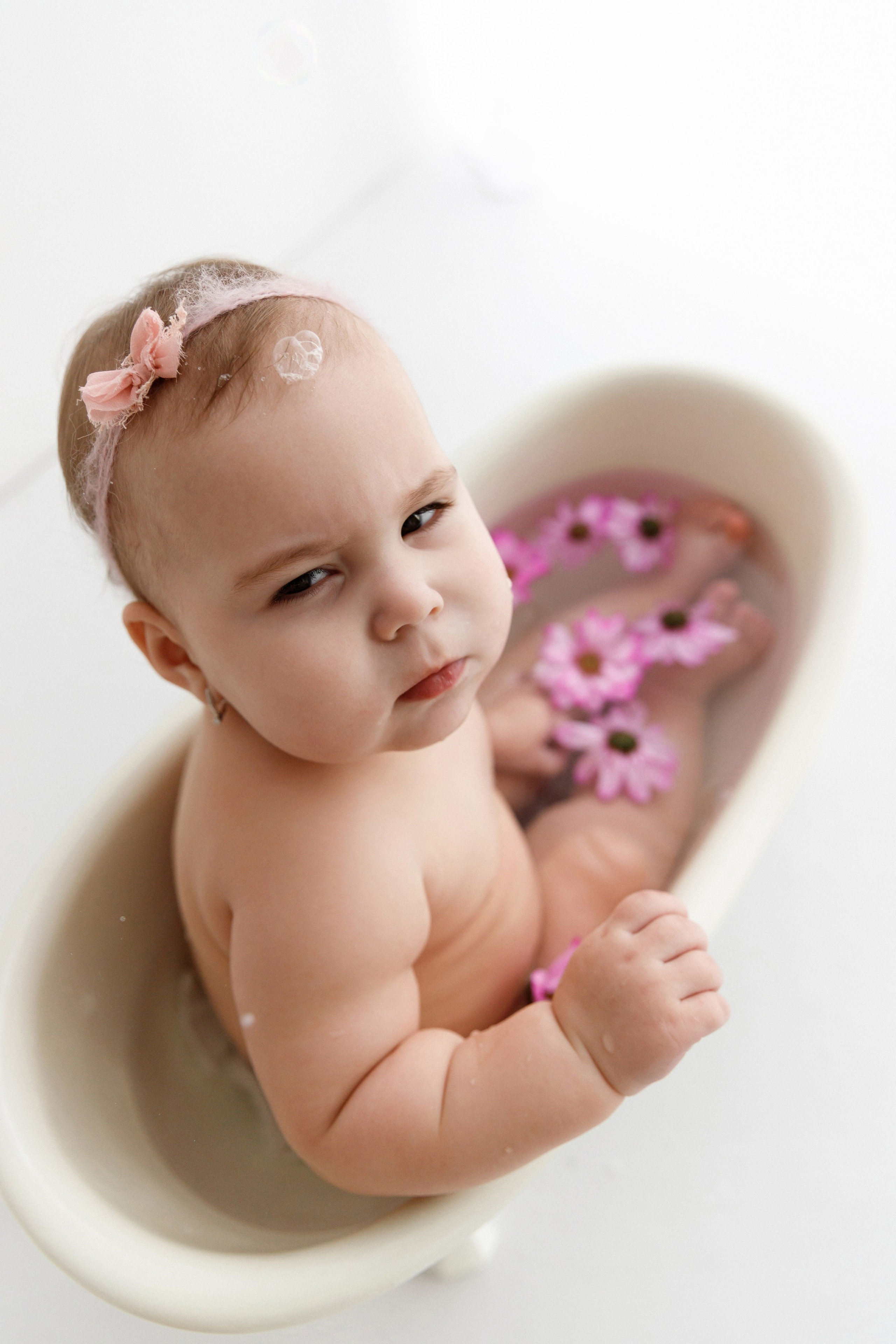 Годик Софии. Фотограф новорожденных Славянск-на-Кубани Куцевольская Екатерина