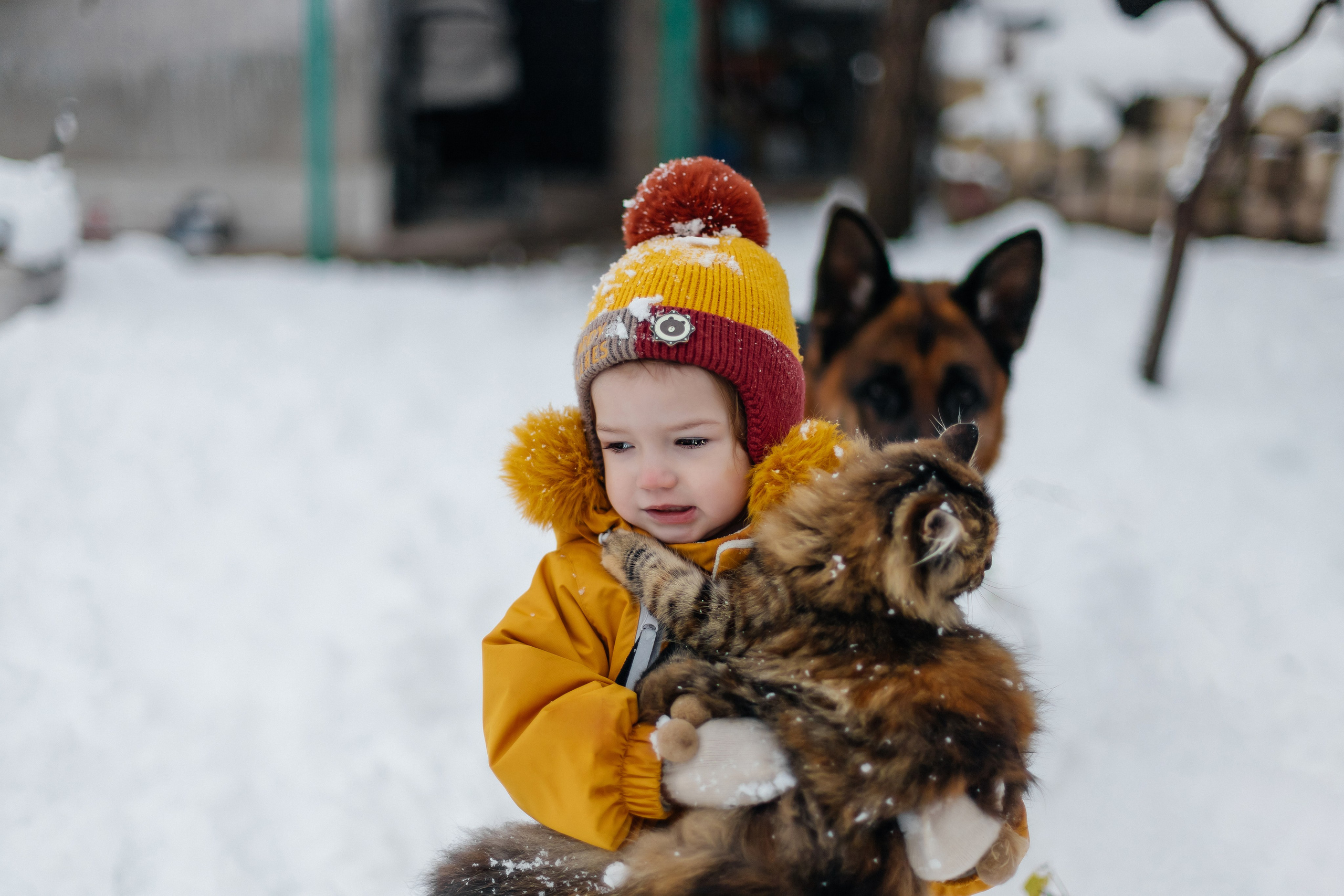 ПЕРВЫЙ СНЕГ. Семейный и детский фотограф в Крыму Екатерина Швец