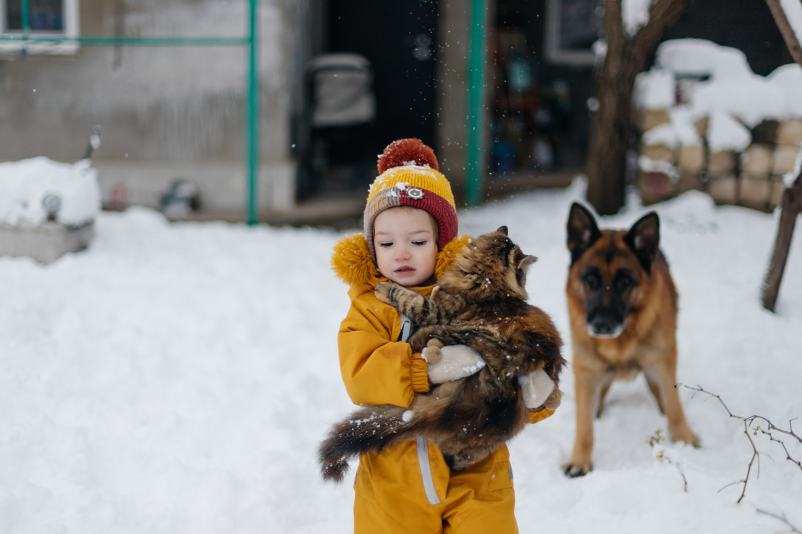 ПЕРВЫЙ СНЕГ. Семейный и детский фотограф в Крыму Екатерина Швец