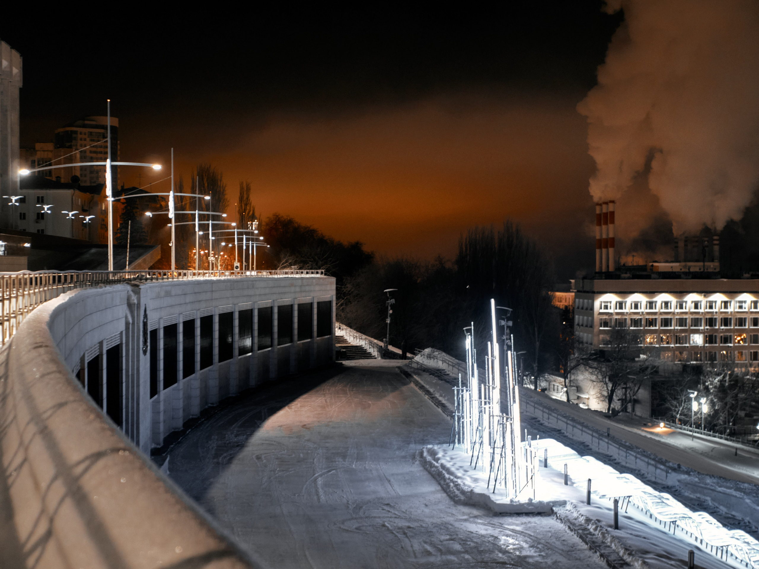 Новогодние виды Самары