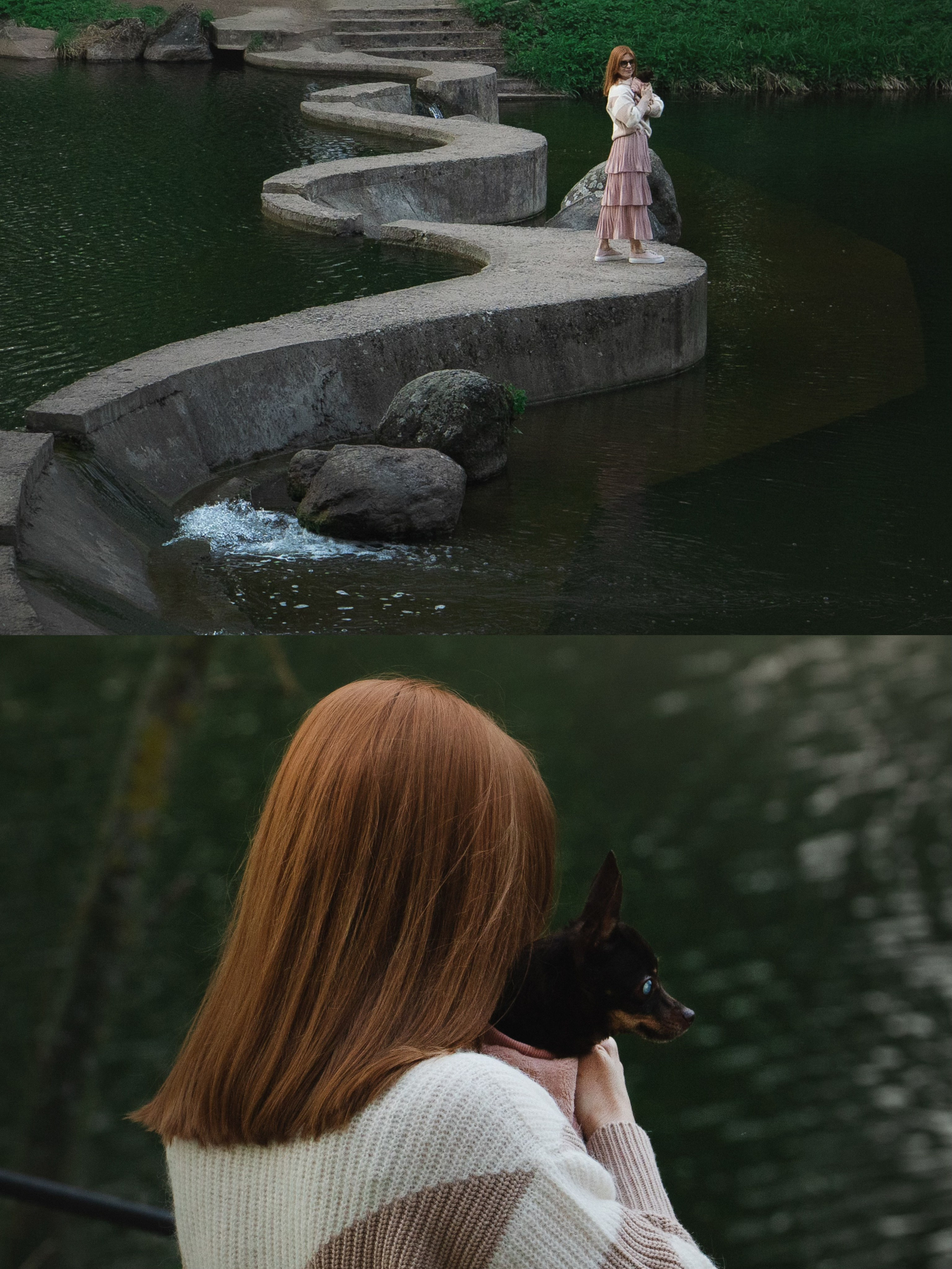 Марина и Мышка. Фотограф анималист в Москве и Санкт-Петербурге Свиридова Анна