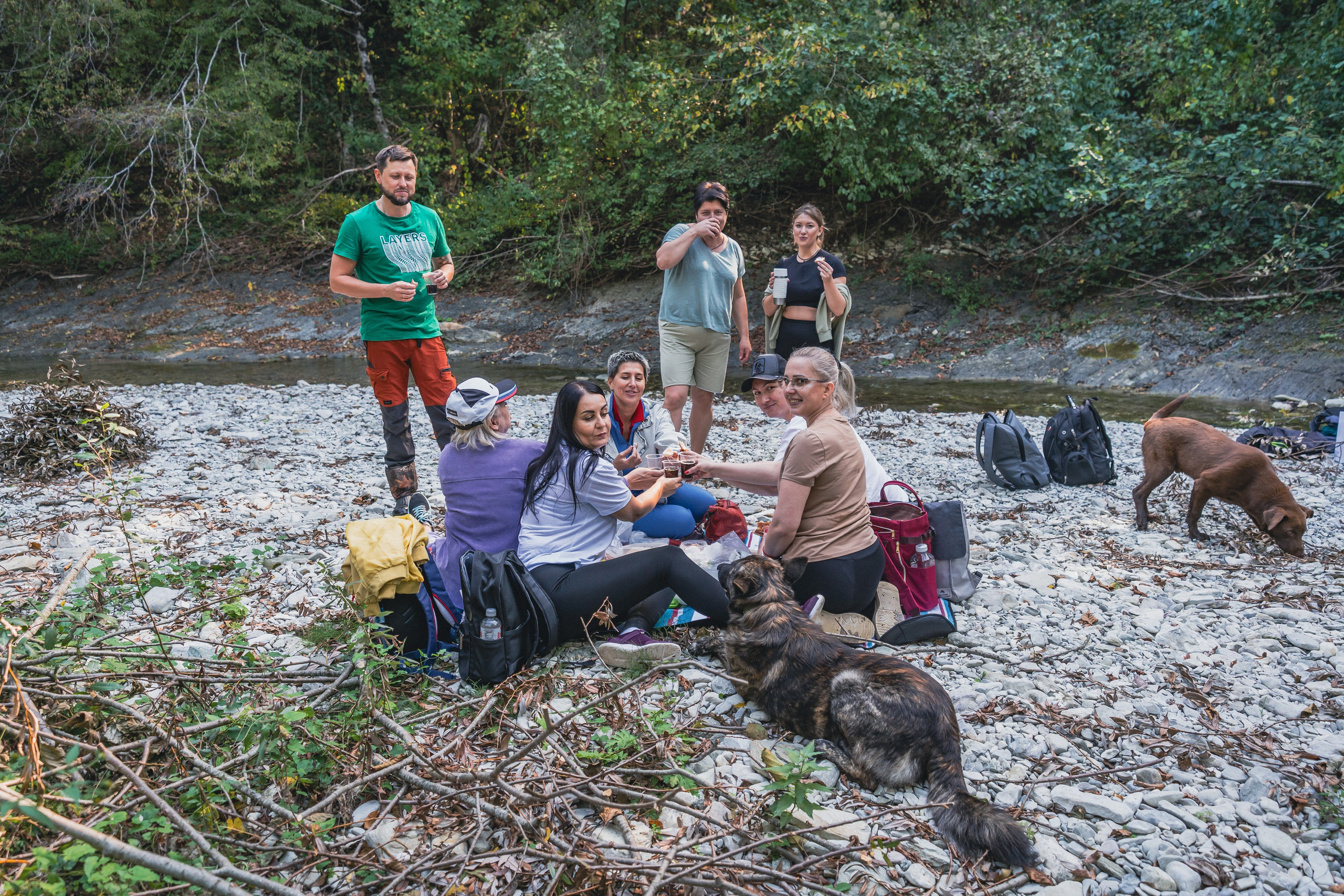 Поход на Полковничьи водопады АСК 26.09.23. Репортажный фотограф в Краснодаре Рындин Дмитрий