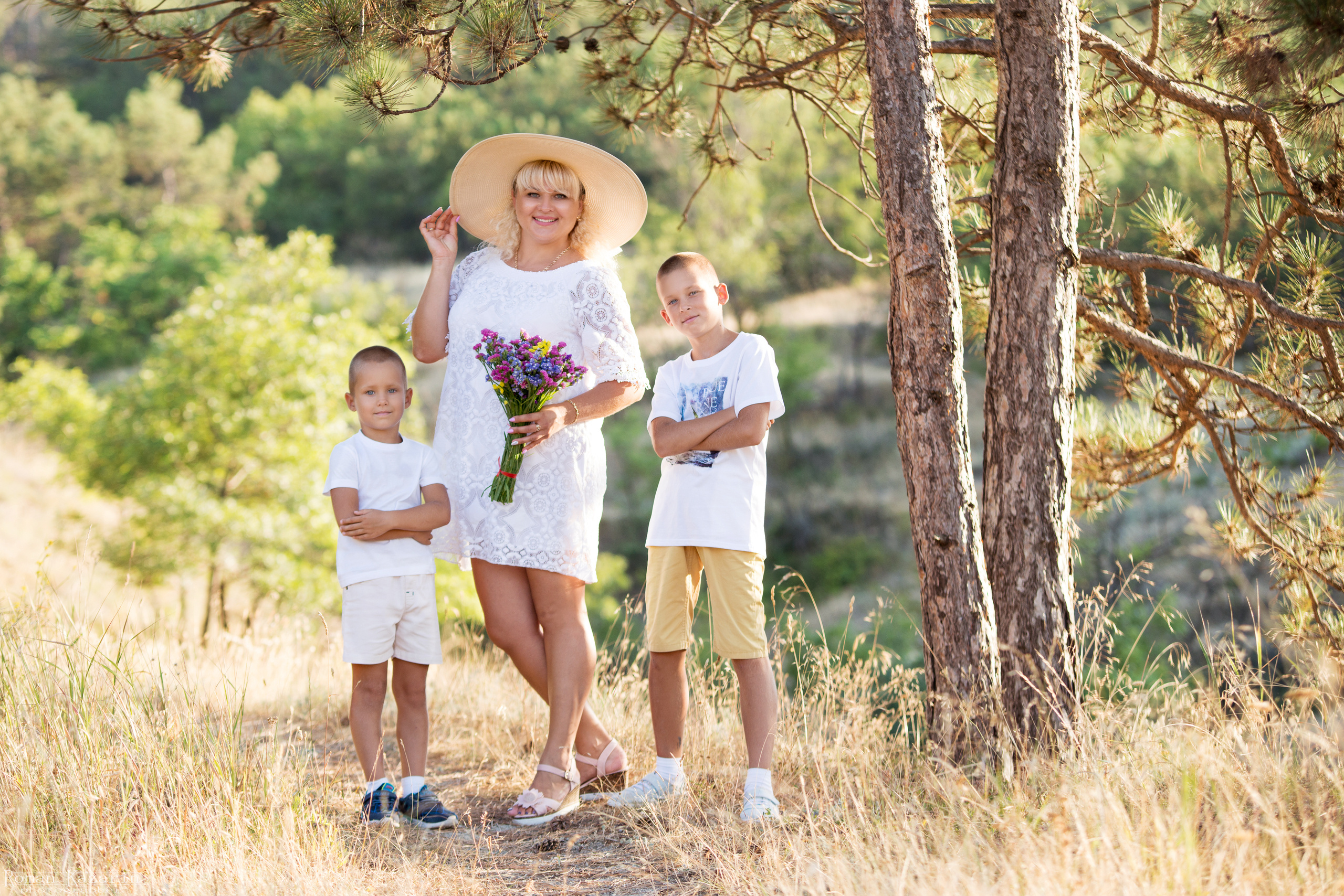 Марина и сыновья. Свадебный и семейный фотограф в Крыму Роман Казарин
