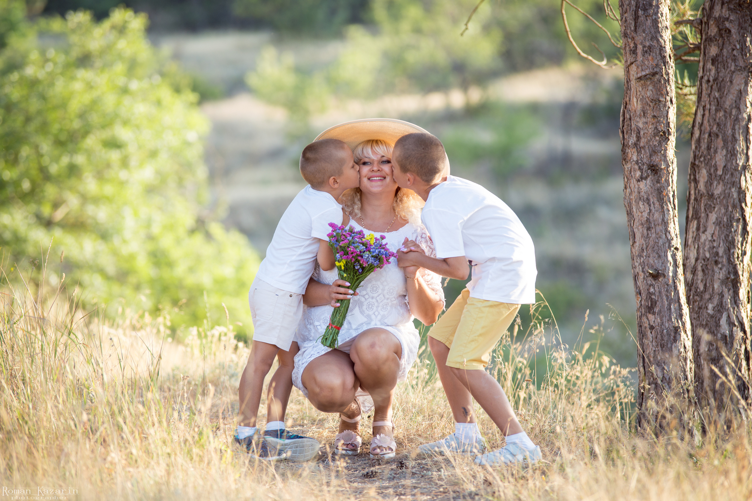 Марина и сыновья. Свадебный и семейный фотограф в Крыму Роман Казарин
