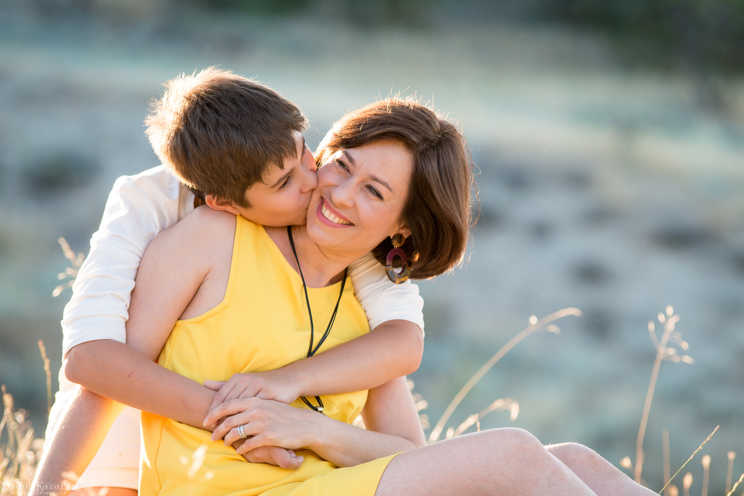 Анна с сыном. Свадебный и семейный фотограф в Крыму Роман Казарин