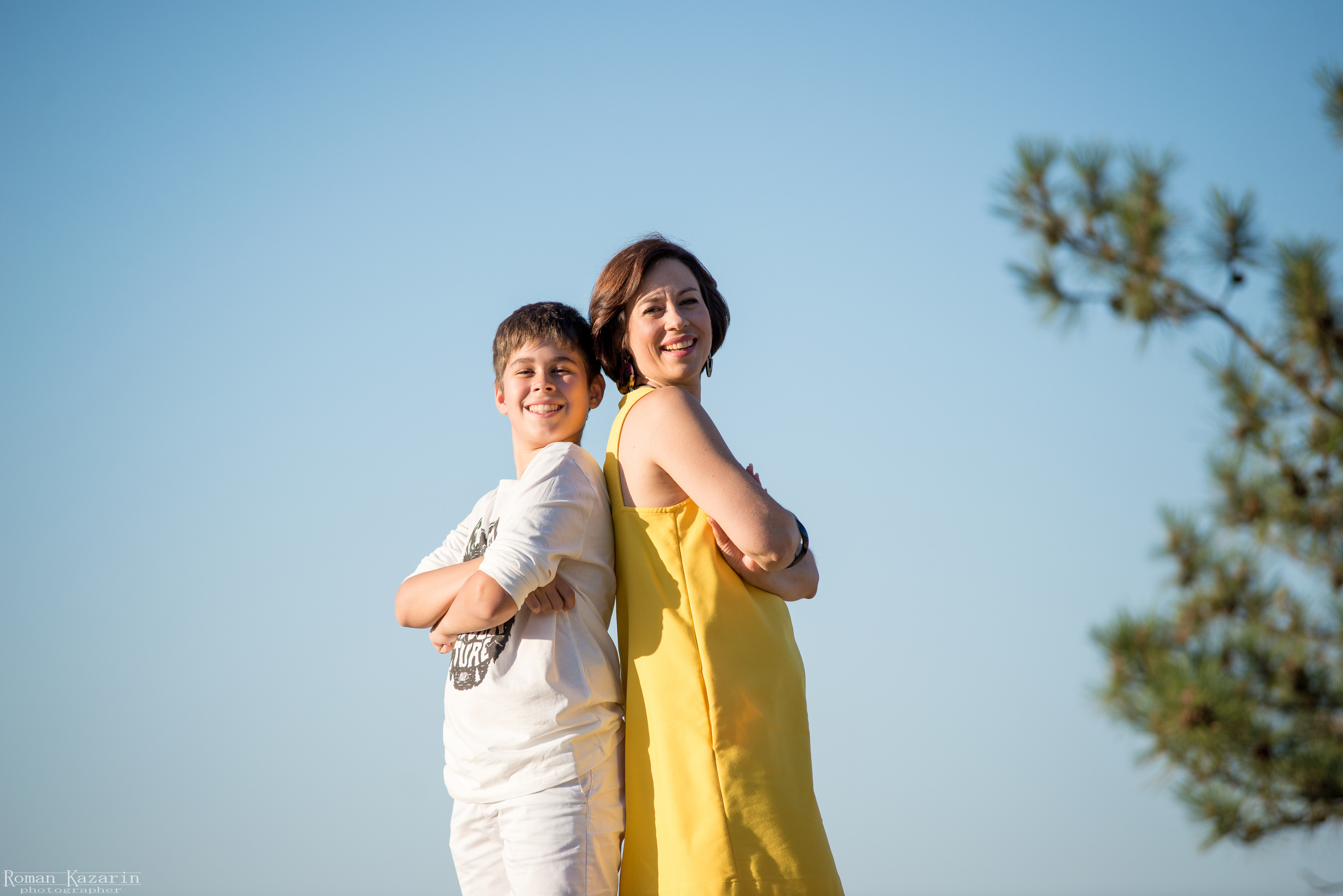 Анна с сыном. Свадебный и семейный фотограф в Крыму Роман Казарин