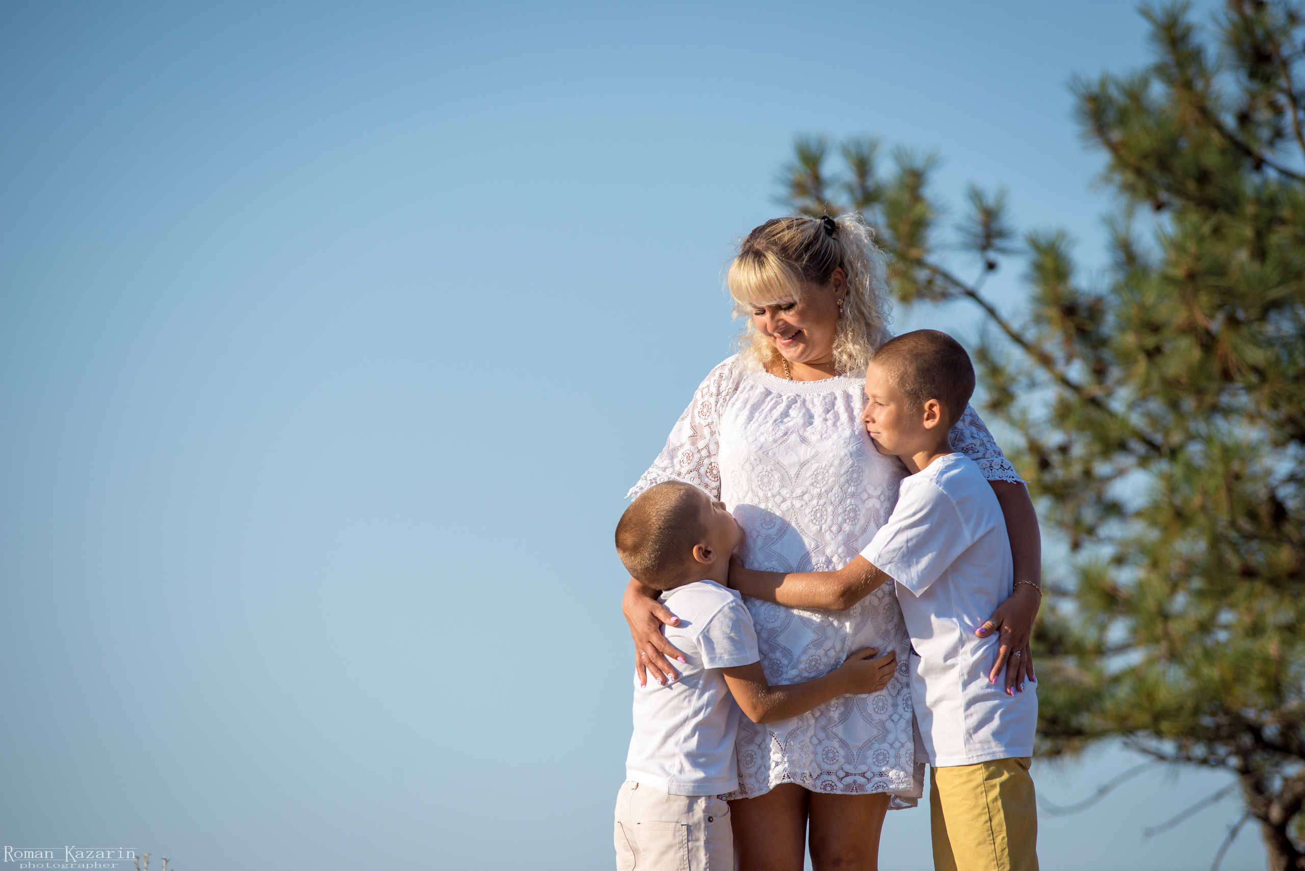Марина и сыновья. Свадебный и семейный фотограф в Крыму Роман Казарин