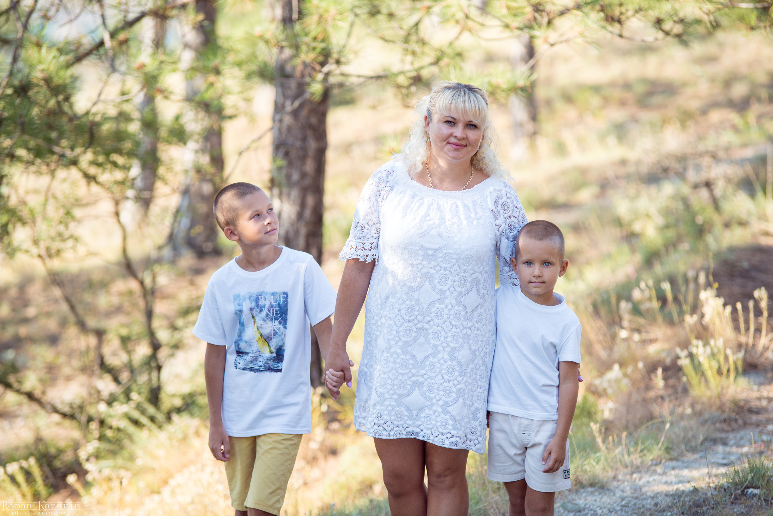 Марина и сыновья. Свадебный и семейный фотограф в Крыму Роман Казарин
