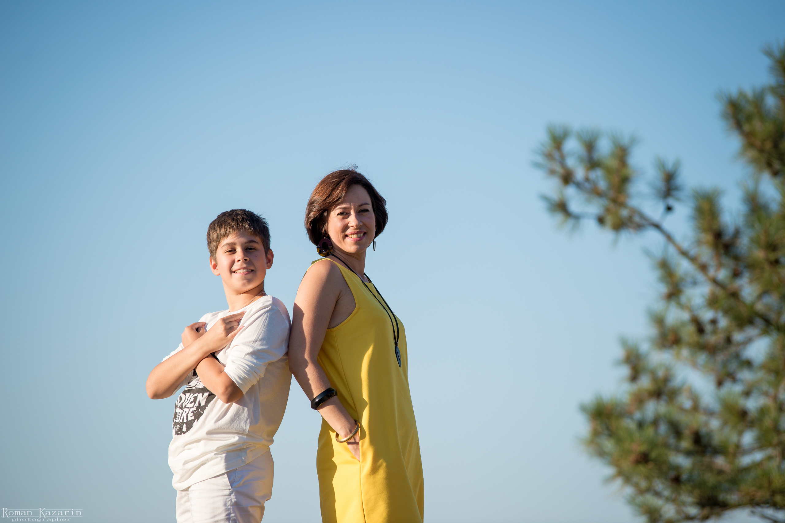 Анна с сыном. Свадебный и семейный фотограф в Крыму Роман Казарин