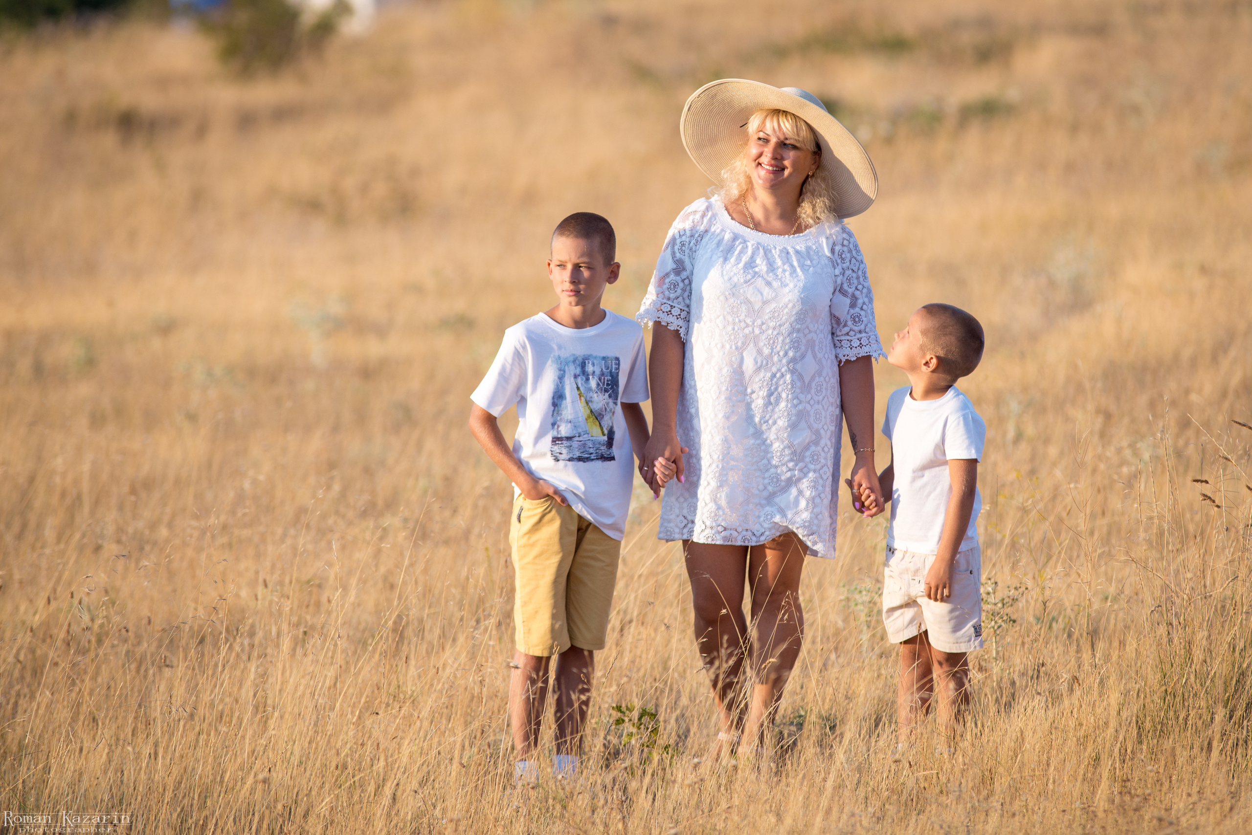 Марина и сыновья. Свадебный и семейный фотограф в Крыму Роман Казарин