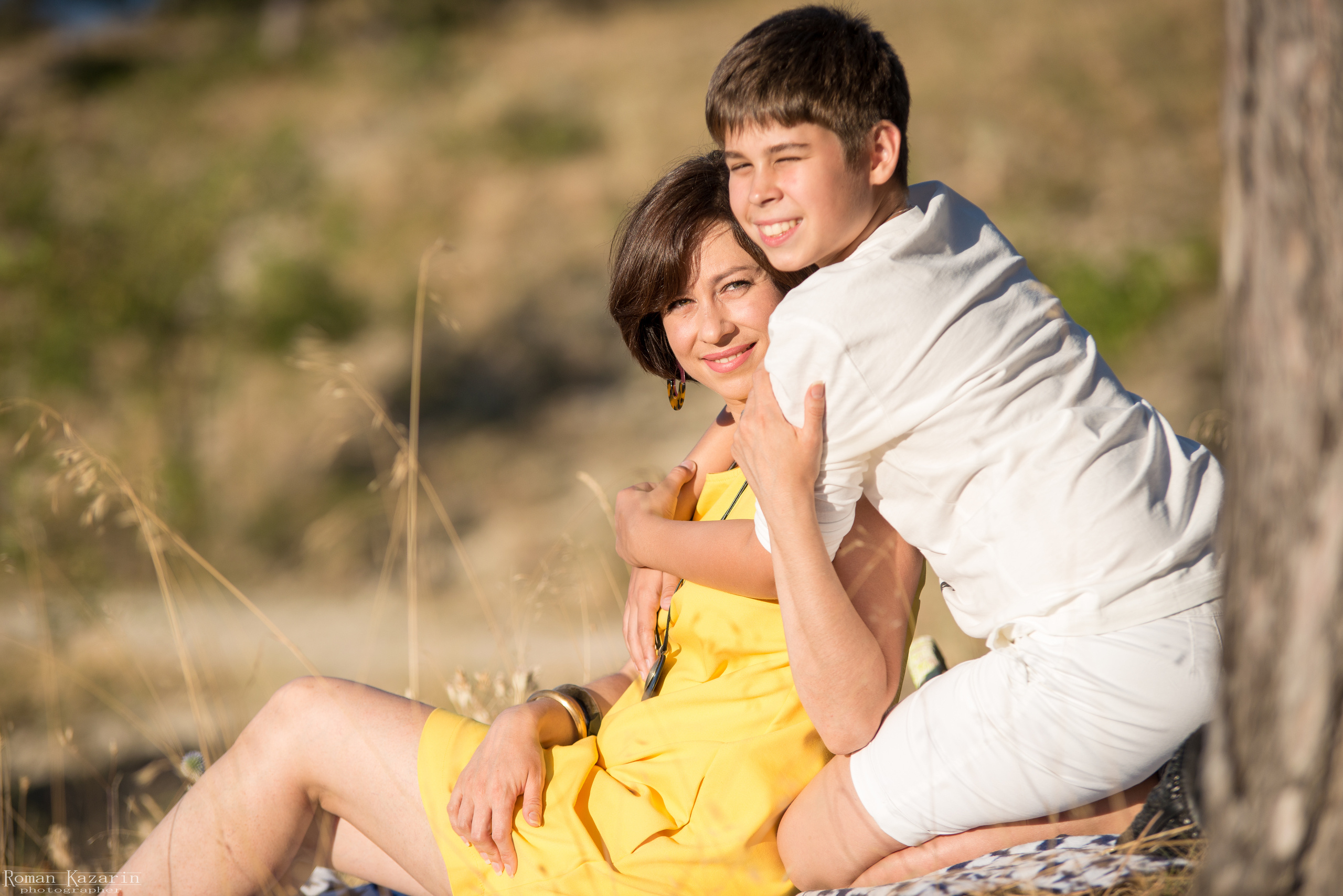 Анна с сыном. Свадебный и семейный фотограф в Крыму Роман Казарин