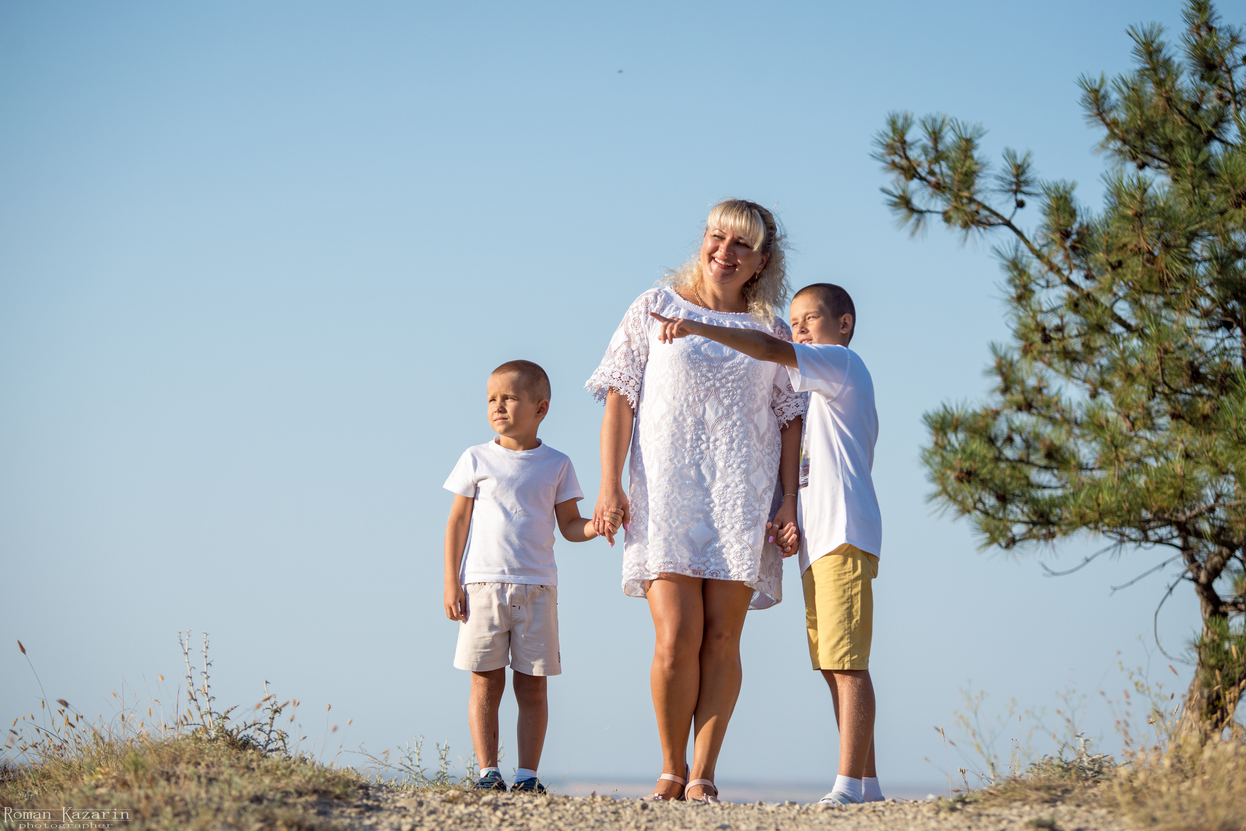 Марина и сыновья. Свадебный и семейный фотограф в Крыму Роман Казарин