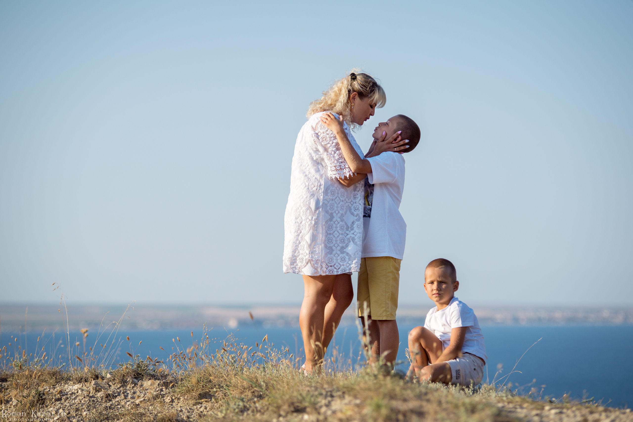 Марина и сыновья. Свадебный и семейный фотограф в Крыму Роман Казарин