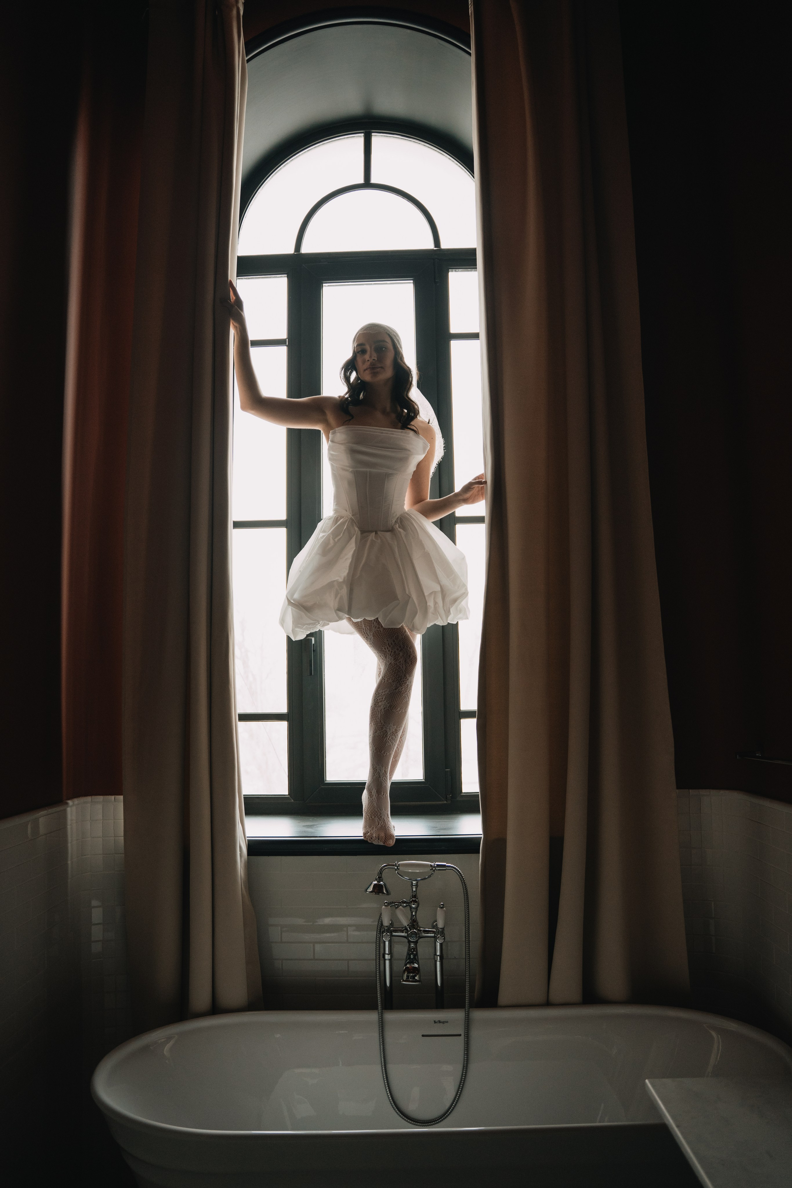 Свадебная фотосессия в Санкт-Петербурге. Утро невесты. особняк Балинского. Федосова Елизавета - свадебный фотограф СПб.