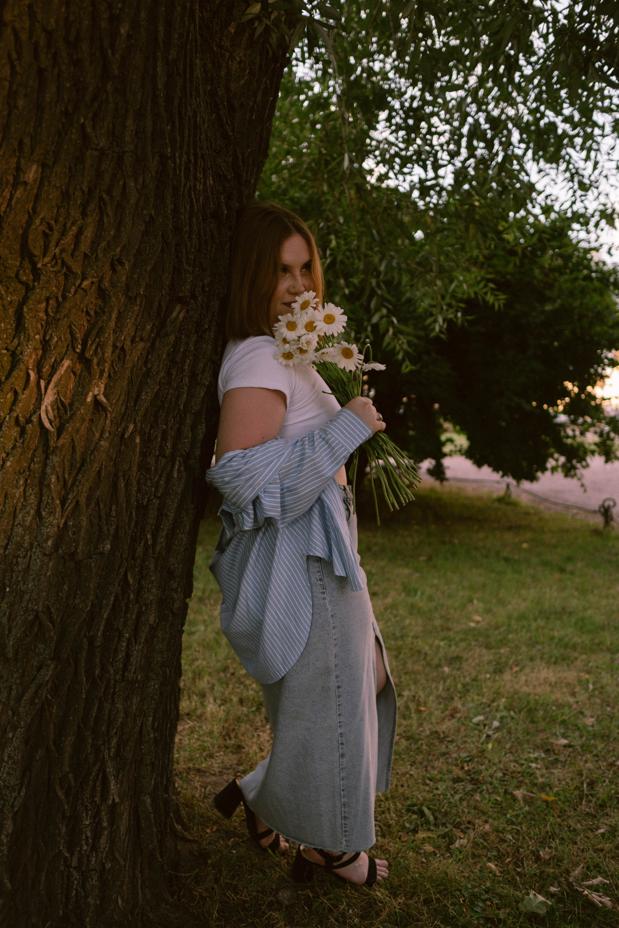 Виктория, ромашки и летний закат. Фотограф в Санкт-Петербурге Головина Анастасия