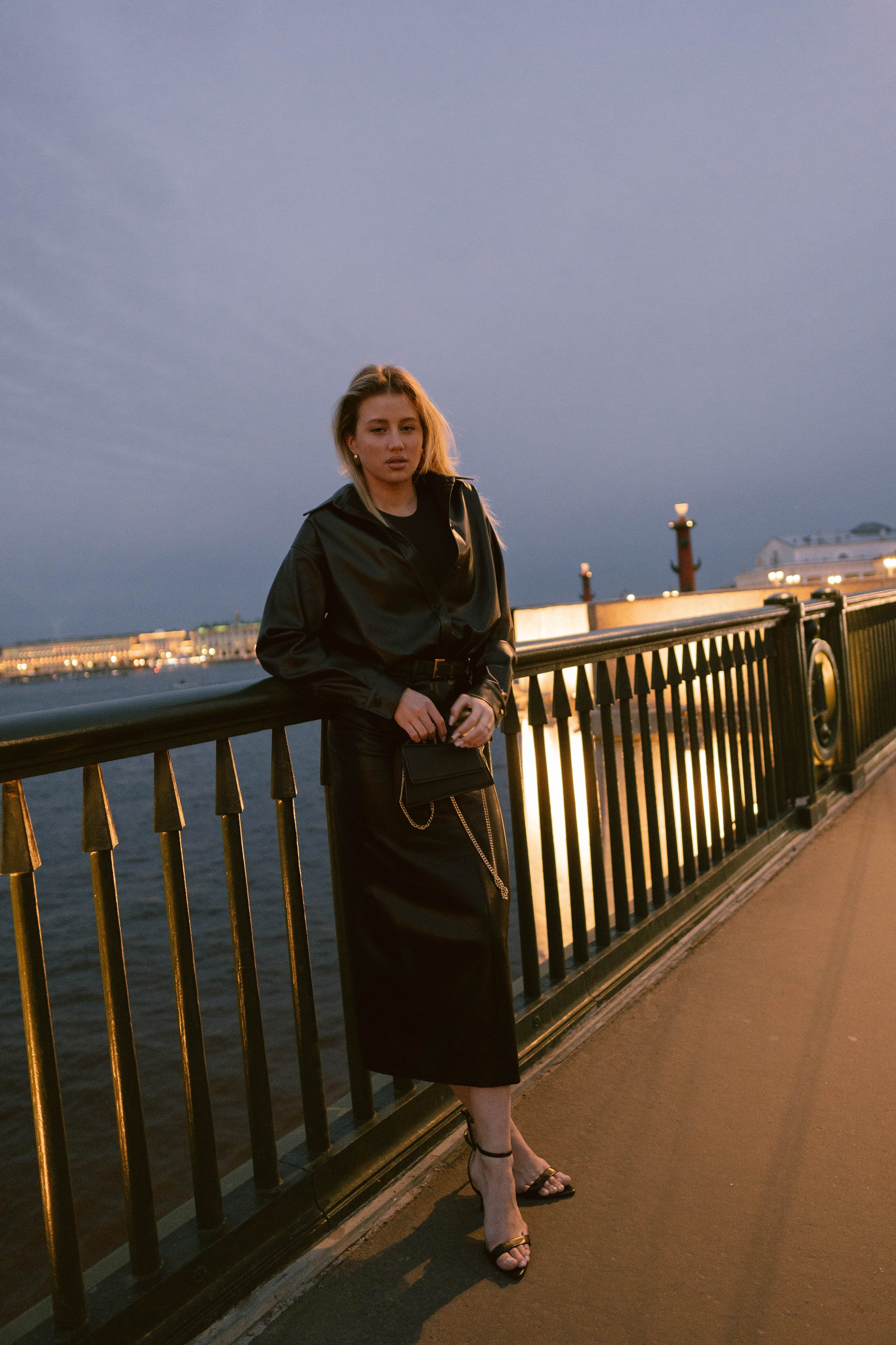 Даша и ночной Петербург. Фотограф в Санкт-Петербурге Головина Анастасия