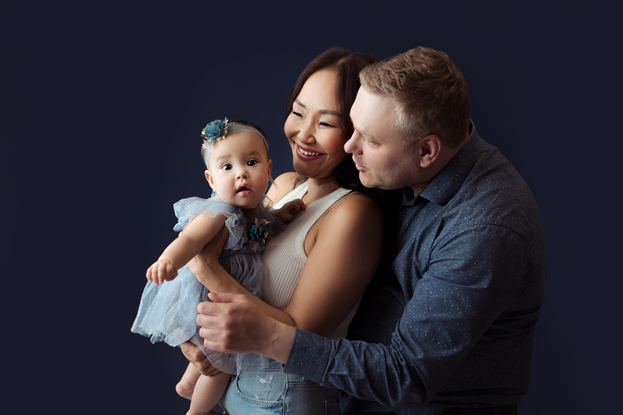 С родителями. Фотограф беременности, новорожденных Москва. годики под ключ