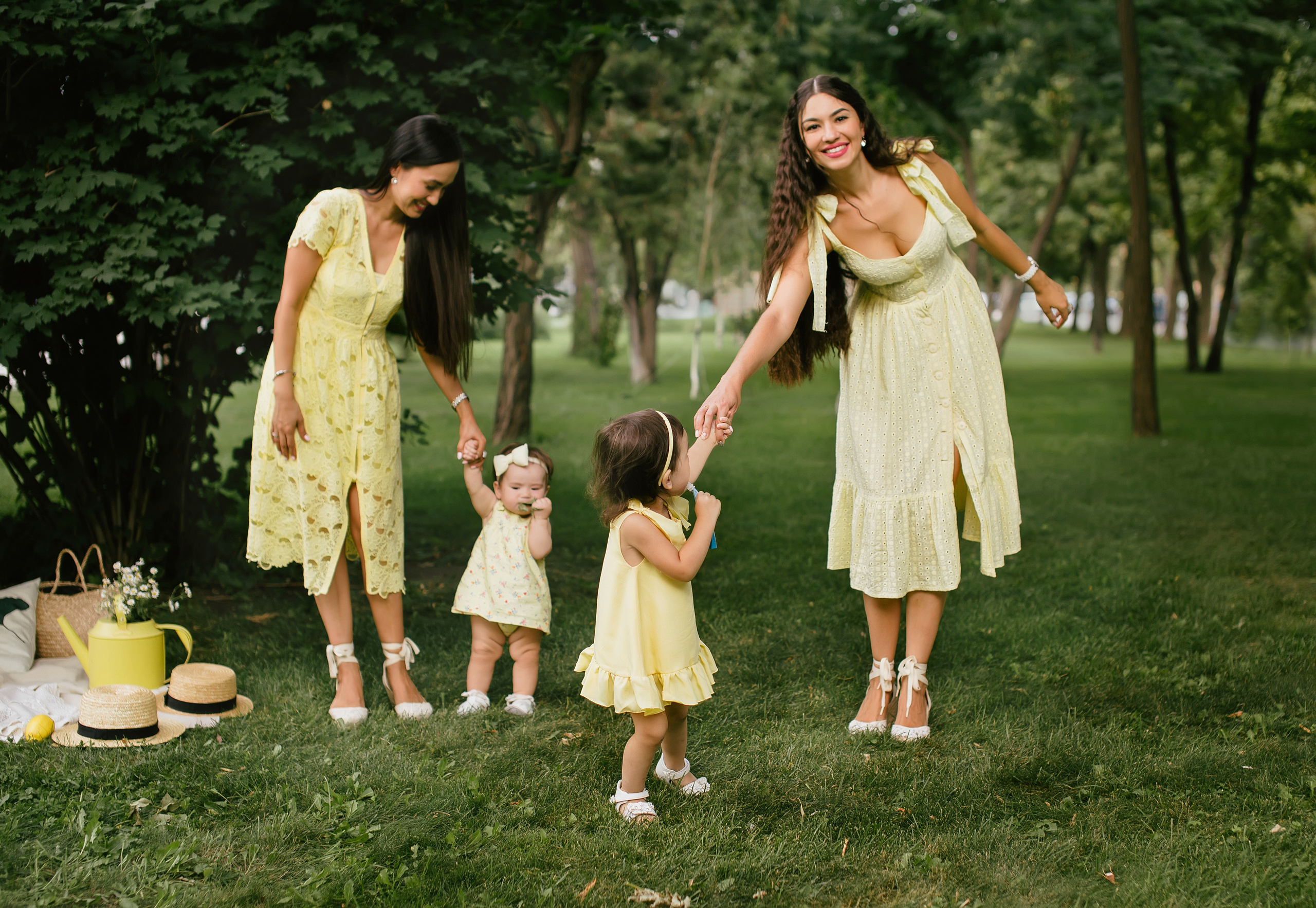 Пикник в желтом. Детский и семейный фотограф Наталья Шигидина