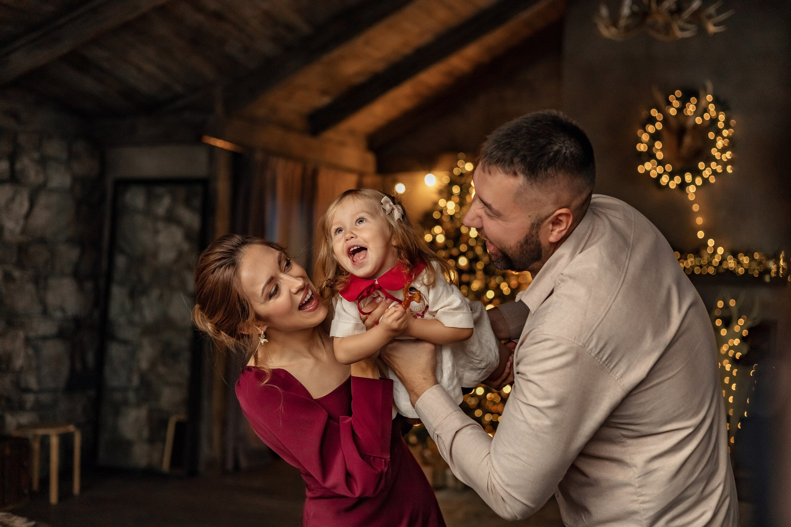 Новогодние студии. Семейный и детский фотограф в Москве Анна Чертополох