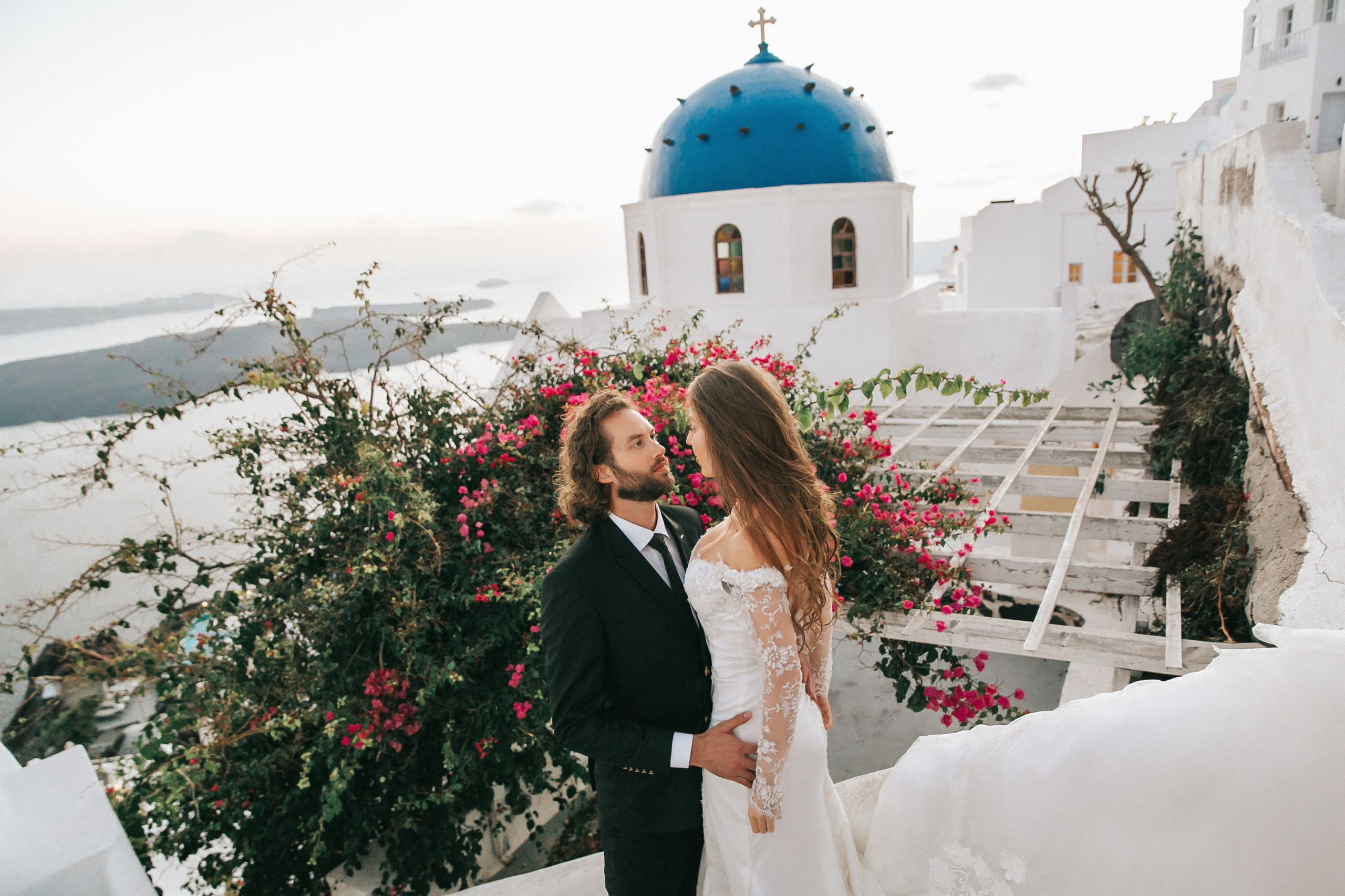 Свадьба на Санторини. Фотограф и видеограф Анна Домашенко