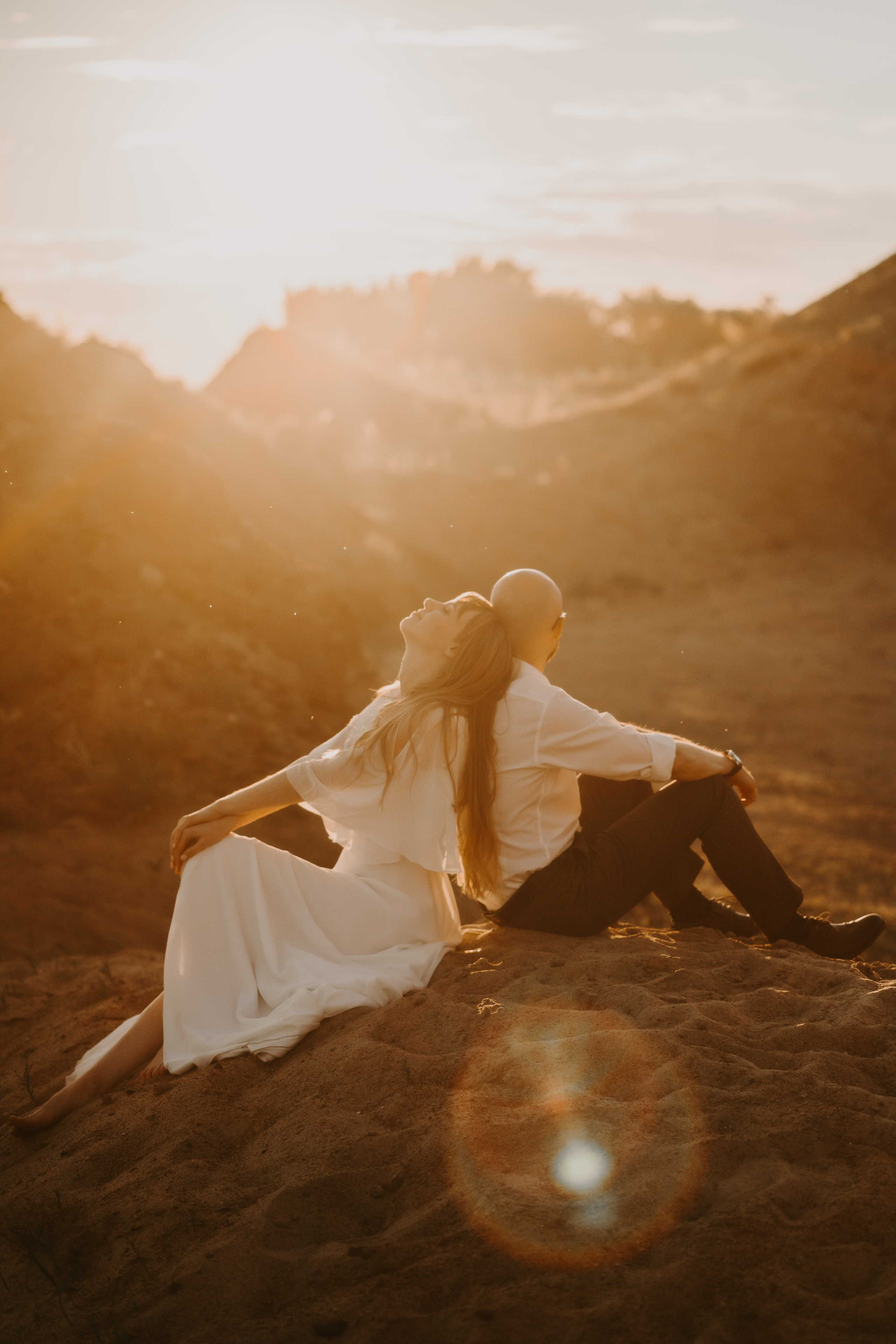 В песках на закате. Креативный и женский Фотограф Омске Наталья Лебедева