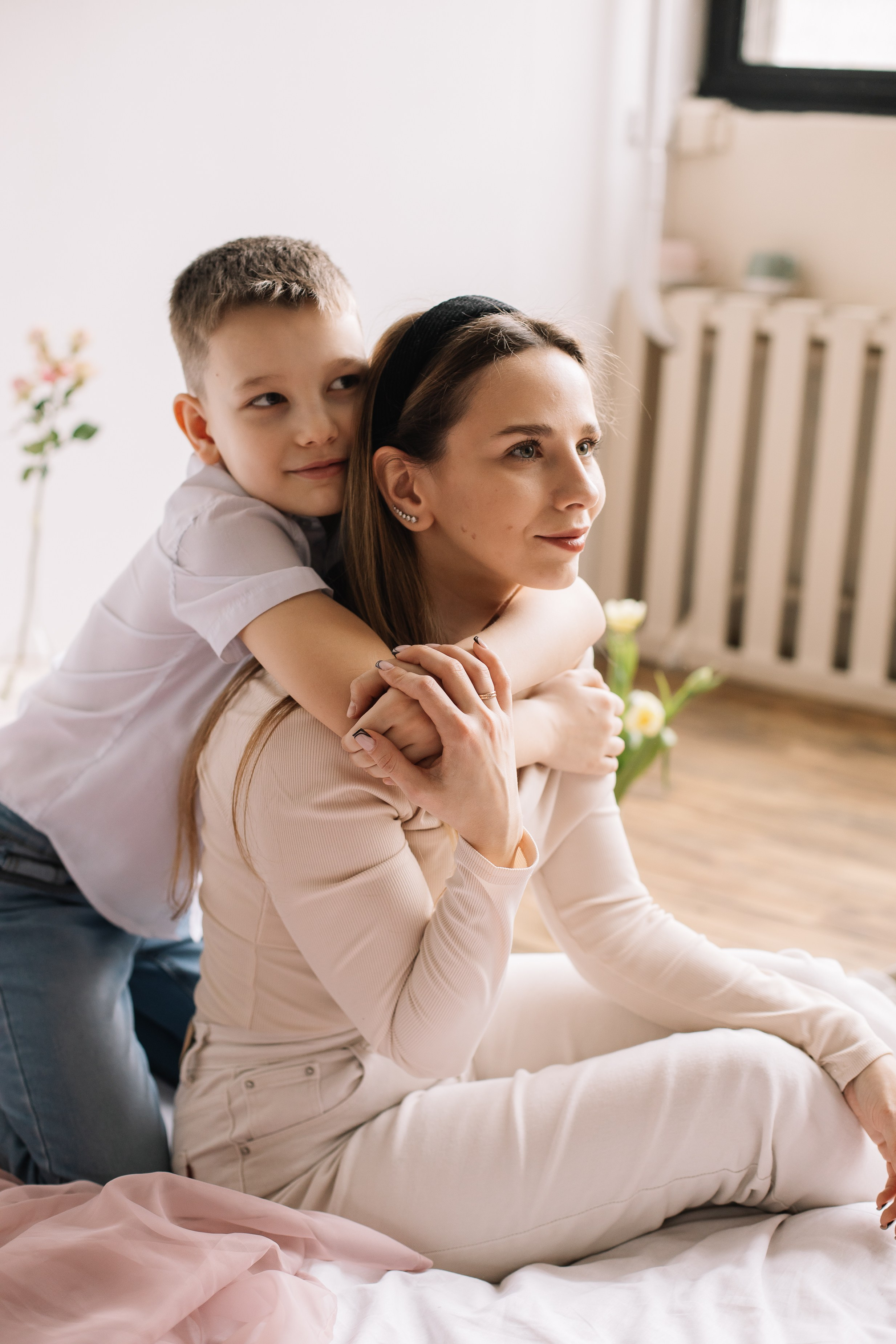 Наталья с большой семьей. Семейный фотограф Трусова Евгения в Екатеринбурге