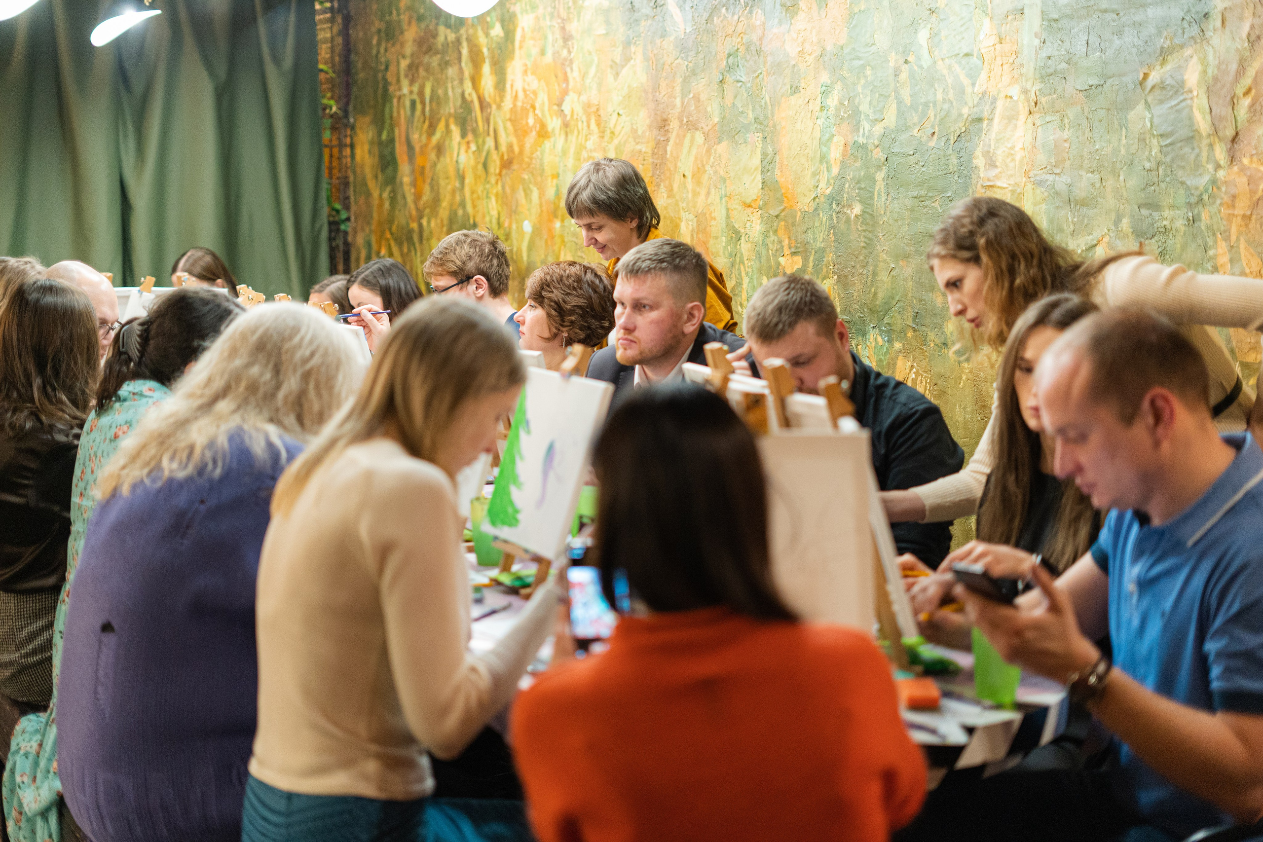 Корпоратив Teach Me Art 2. Портретный фотограф в Москве и Санкт-Петербурге Арина Чех