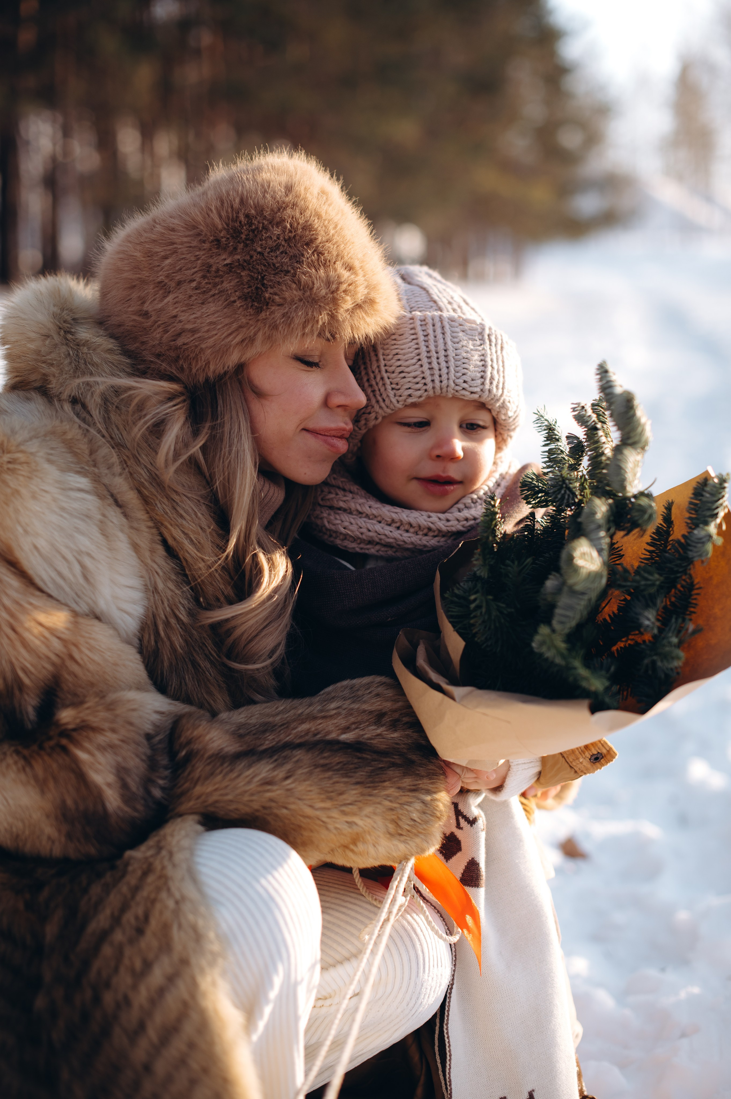 Марина и Леонид. Семьи