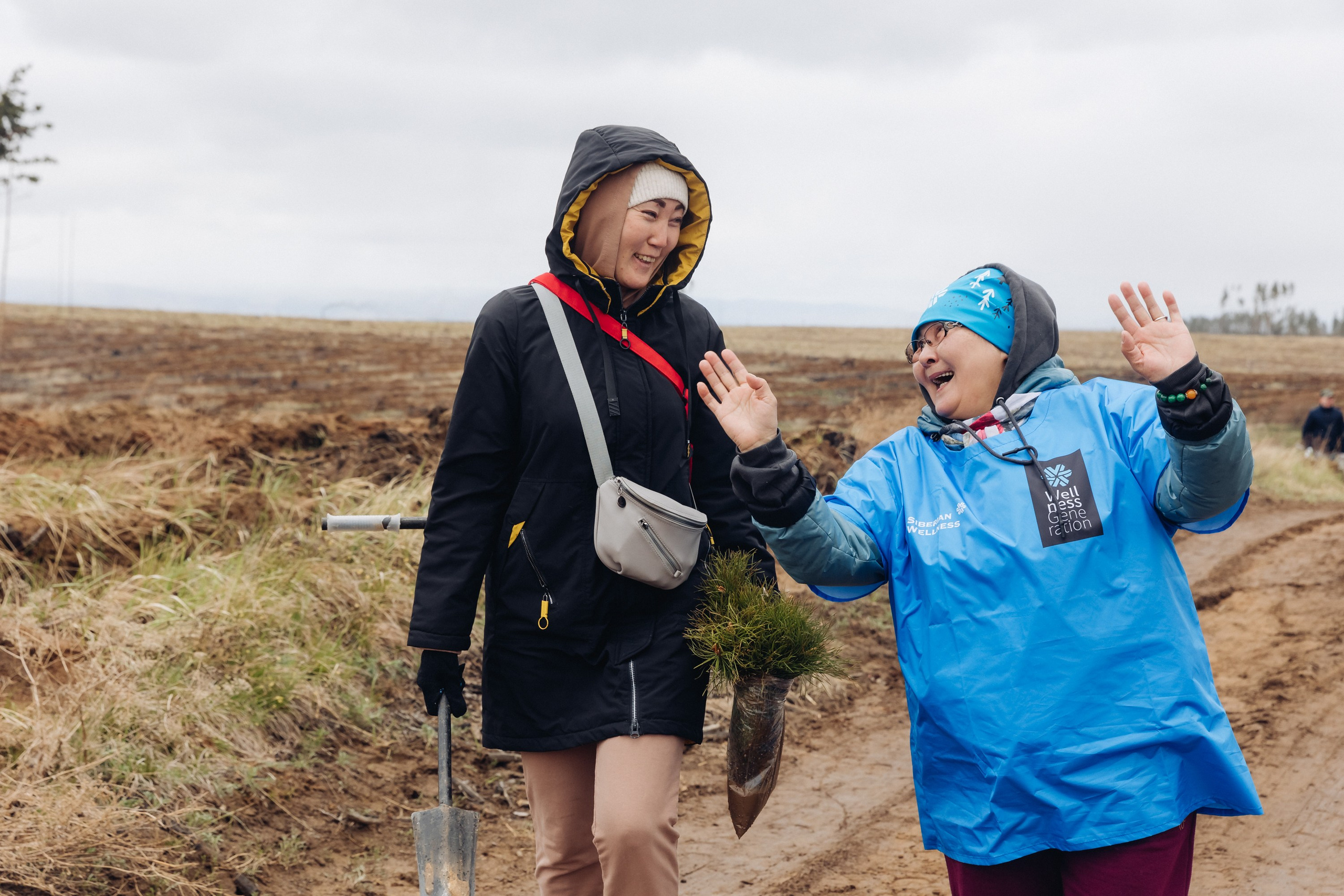 Siberian wellness. Ежегодная акция по посадке деревьев. Свадебный и семейный фотограф в Улан-Удэ