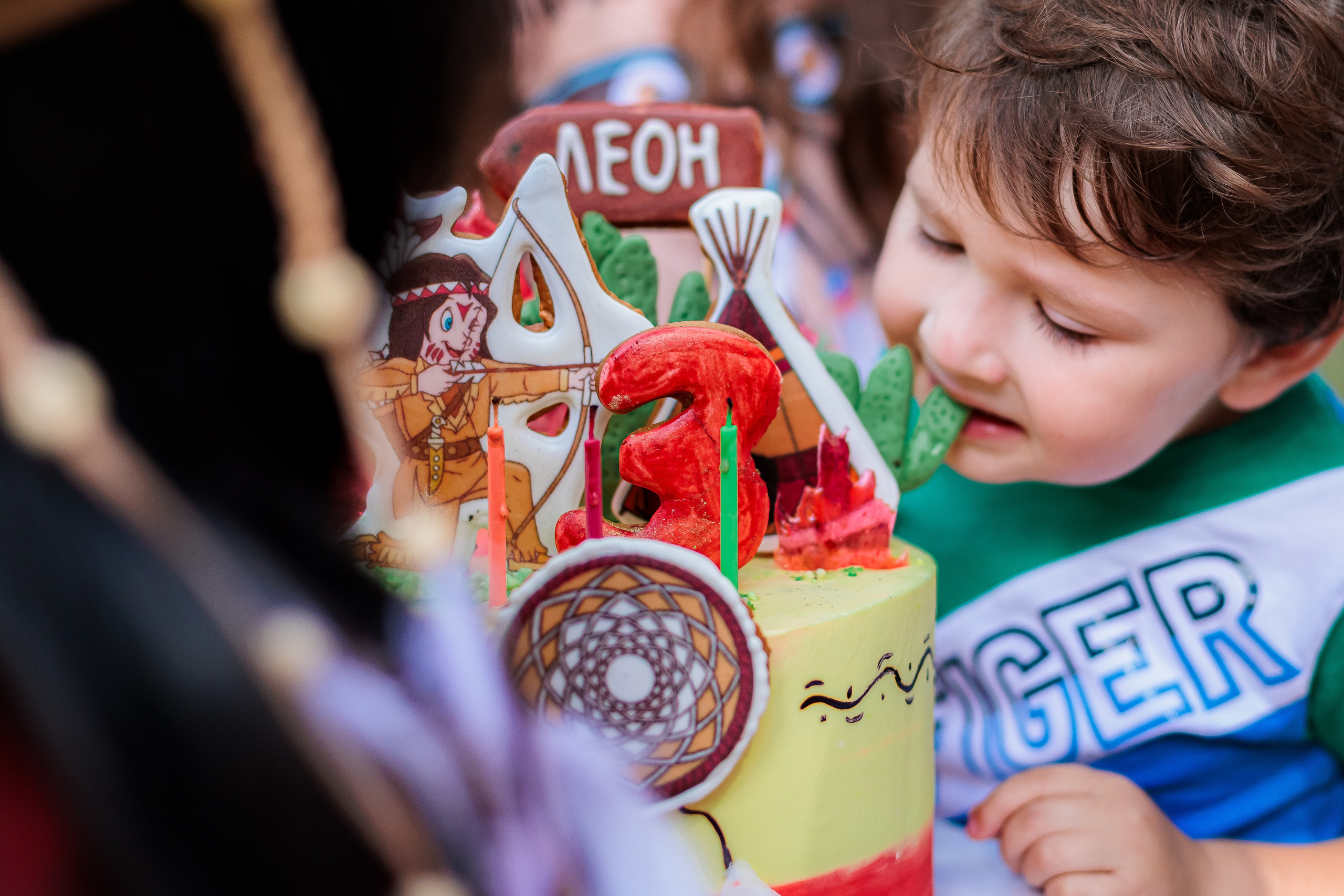 День рождения Леона «Индейцы». Семейный и детский фотограф Комина Елена, Власиха, Одинцово