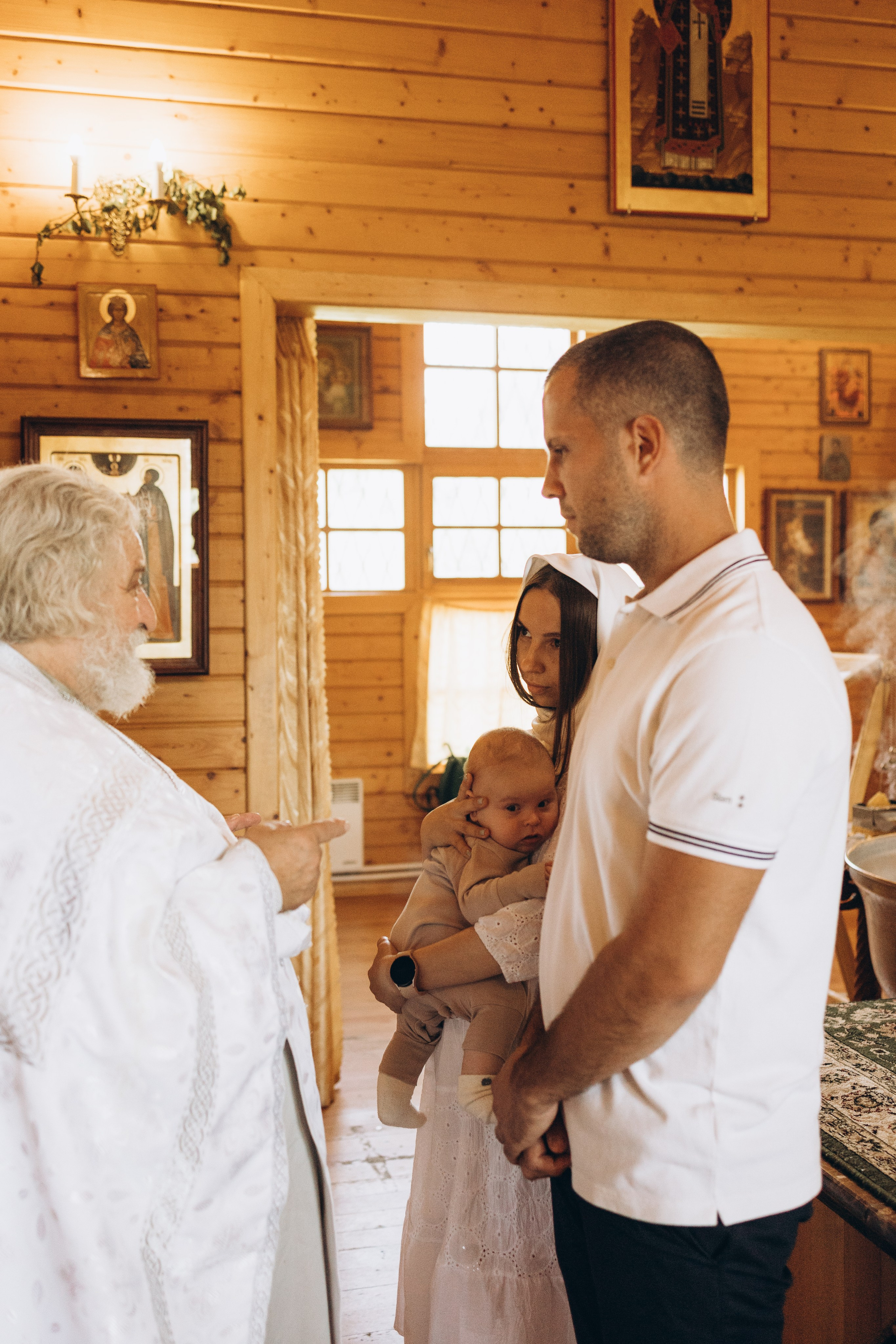 Крещение Егора. Семейный фотограф в Москве Виктория Ястребинская