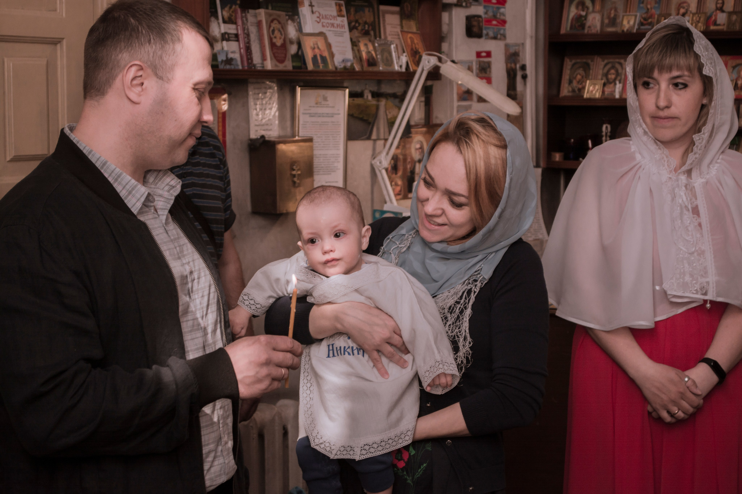 Крещение Никиты в храме Михаила Тверского г. Тверь. Фотограф Евгений Егоров