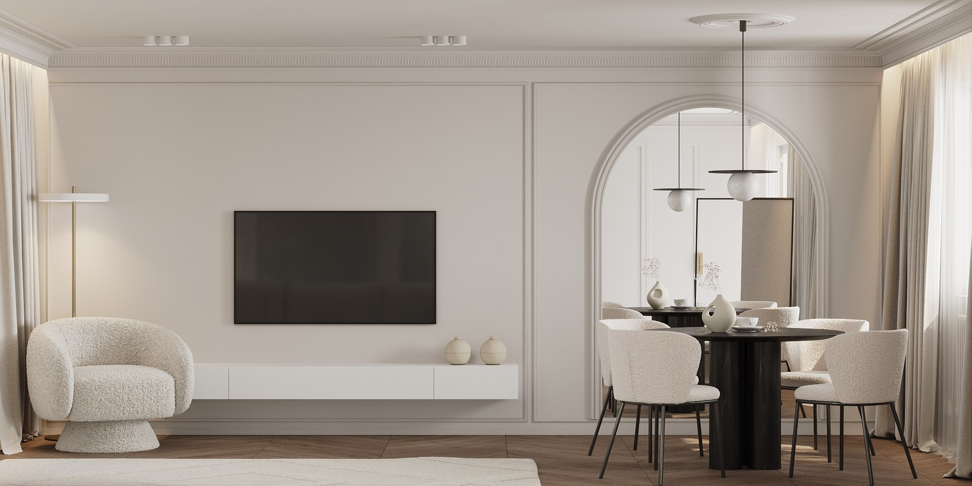 MUCHAMIEL. MIRRO STUDIO Дизайн интерьера и реализация под ключ Варшава