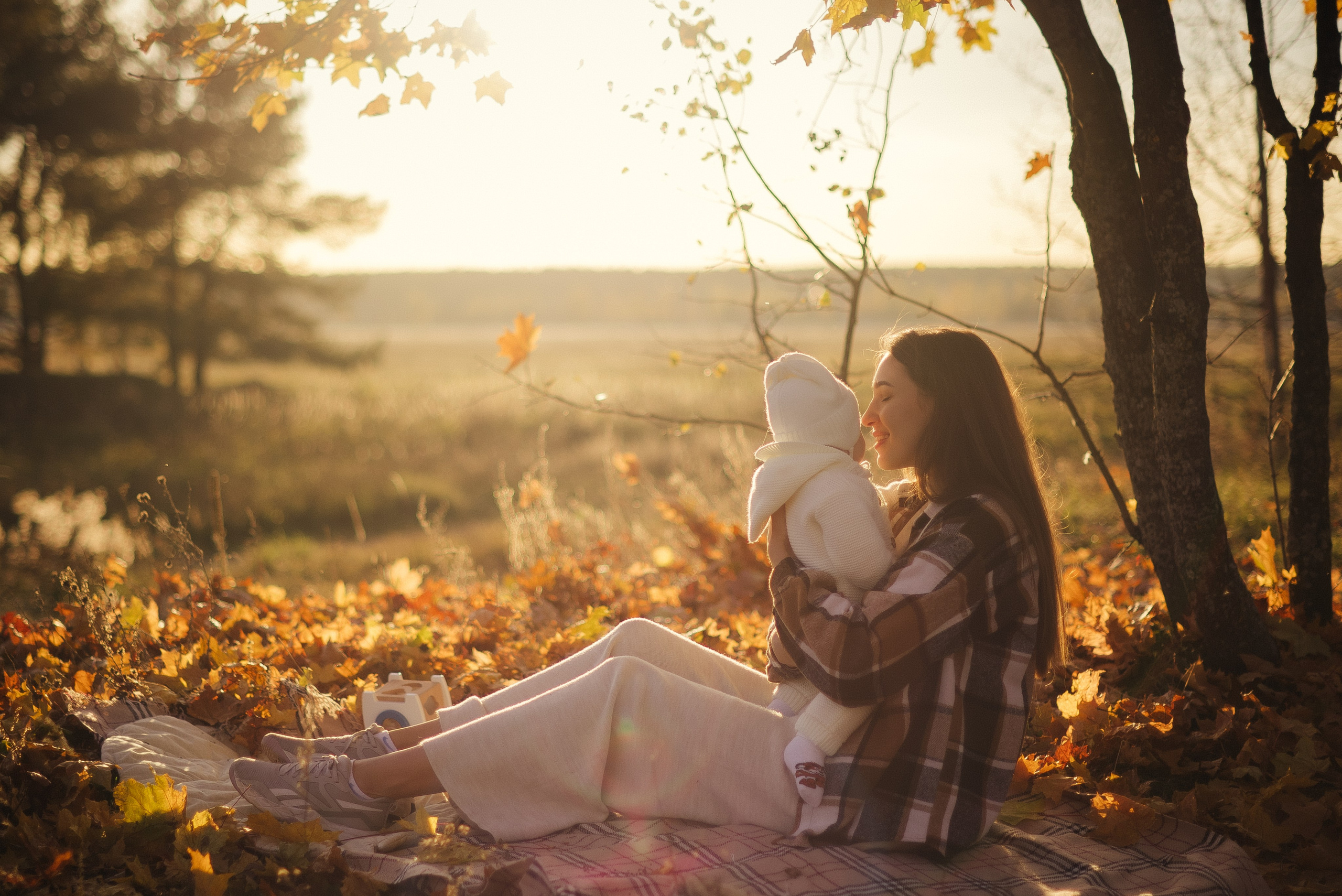 Мамочки осенью. Семейный и детский фотограф в Щелково Алена Дробот