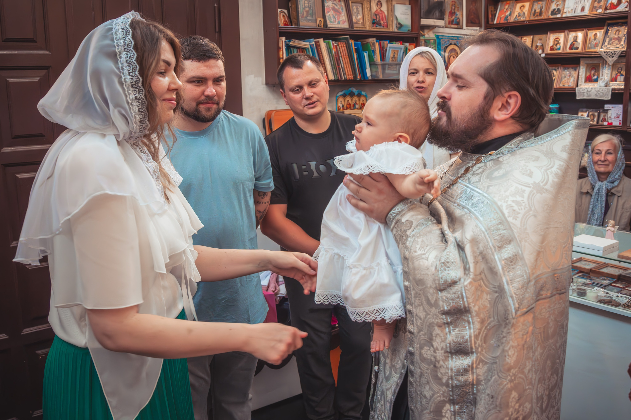 Крещение Анастасии в храме Михаила Тверского. Фотограф Евгений Егоров