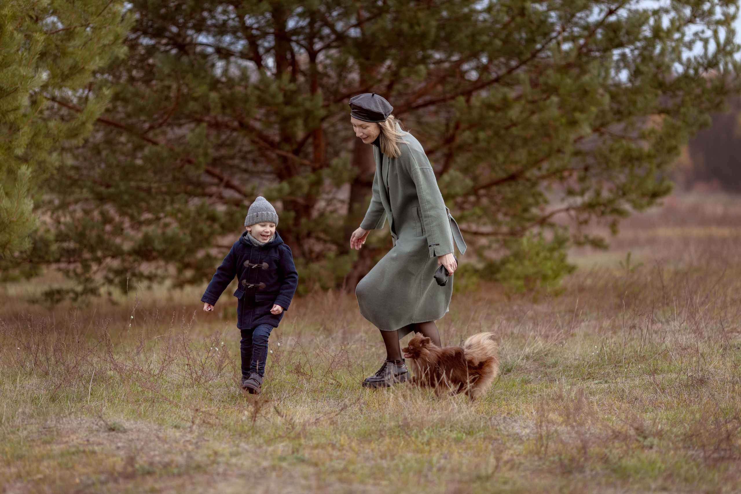 Семейная осенняя фотосессия Елены и Сашеньки. Свадебный и семейный фотограф в Москве и МО Елена Агапова