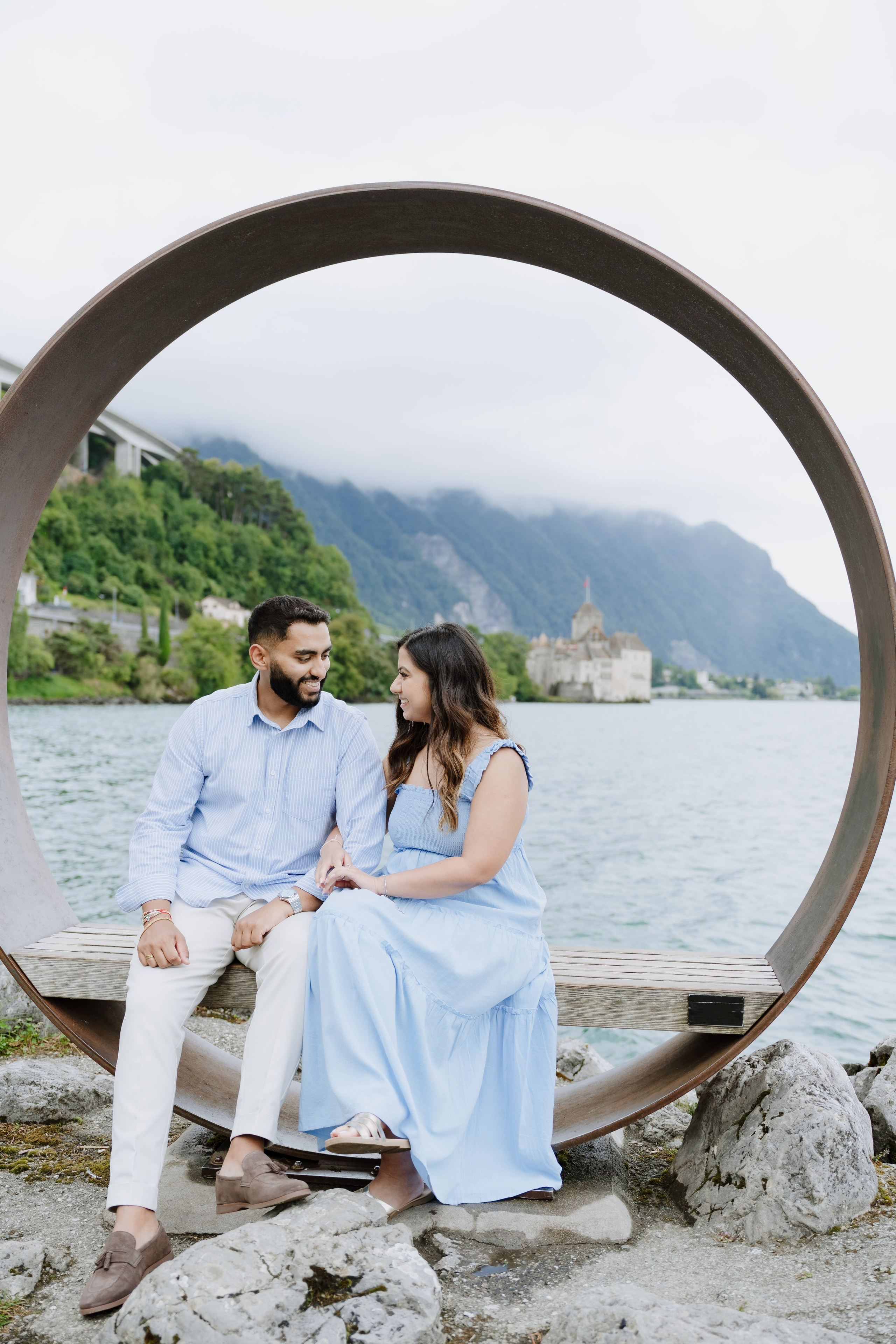 Krishna & Ravi | Proposal Montreux. Professional Wedding Photographer Geneva & Romande Switzerland | Tanya Creator